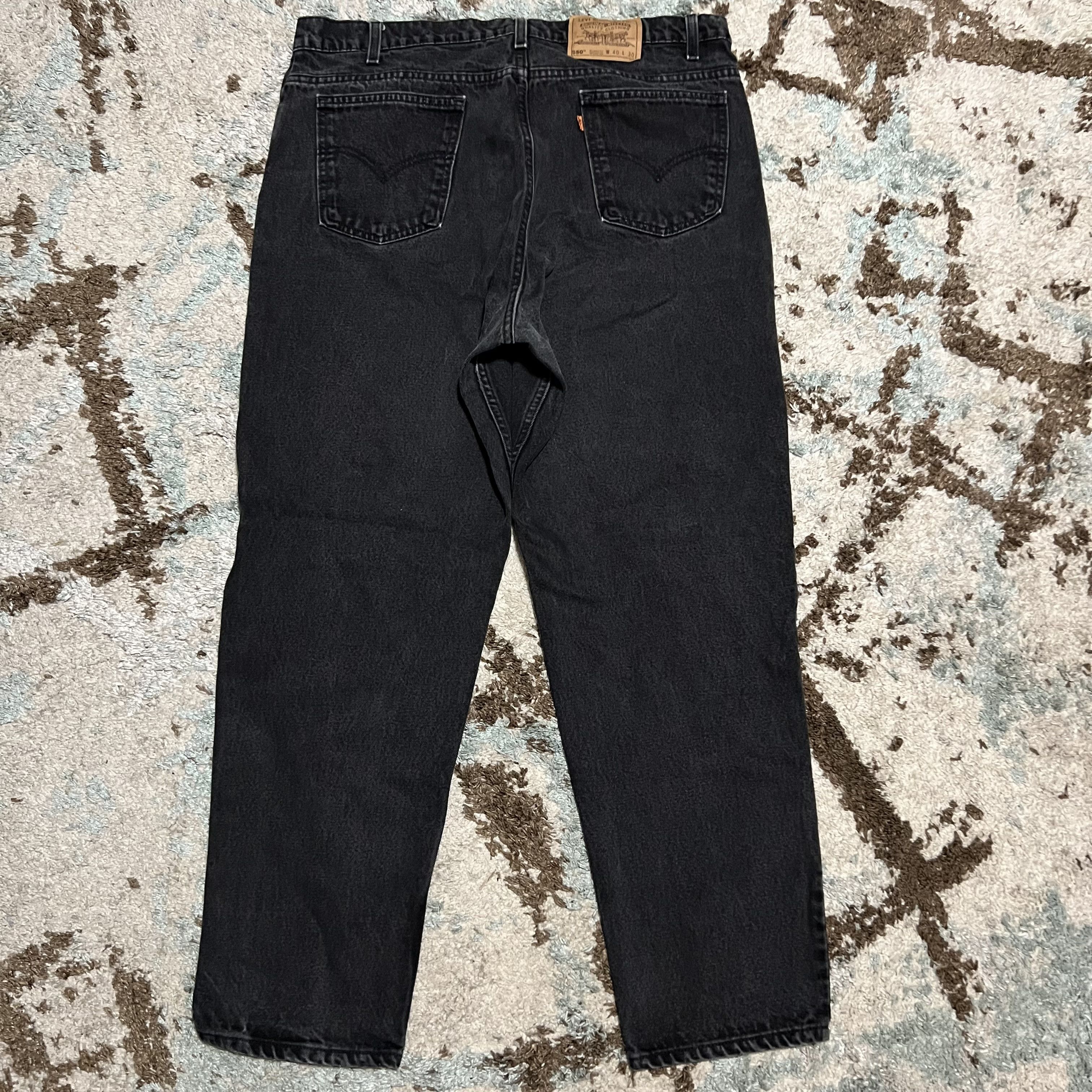 Levi's × Vintage Vintage Levis 550 Orange Tab Relaxed Tapered Jeans 36x29 Size US 36 / EU 52 - 1 Thumbnail