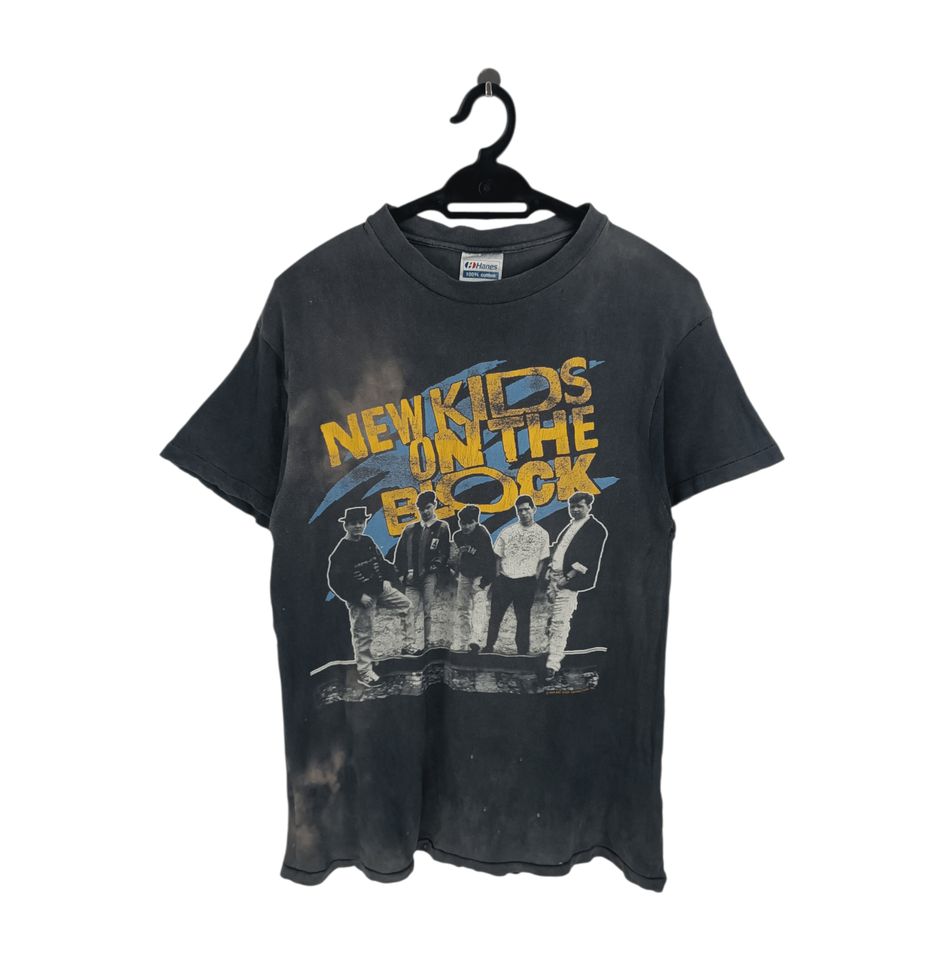 Vintage THRASHED FADED VINTAGE 80s NEW KIDS ON THE BLOCK VERY RARE Size US S / EU 44-46 / 1 - 1 Thumbnail