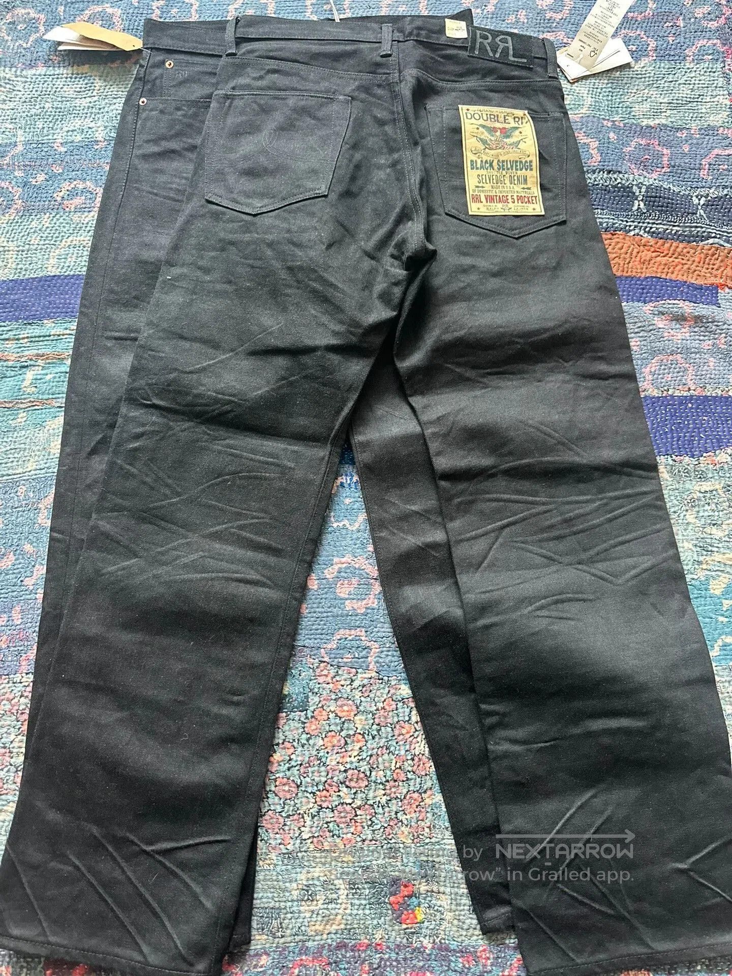 RRL Ralph Lauren rrl ralph lauren washed vintage denim pants. Size US 31 - 3 Thumbnail