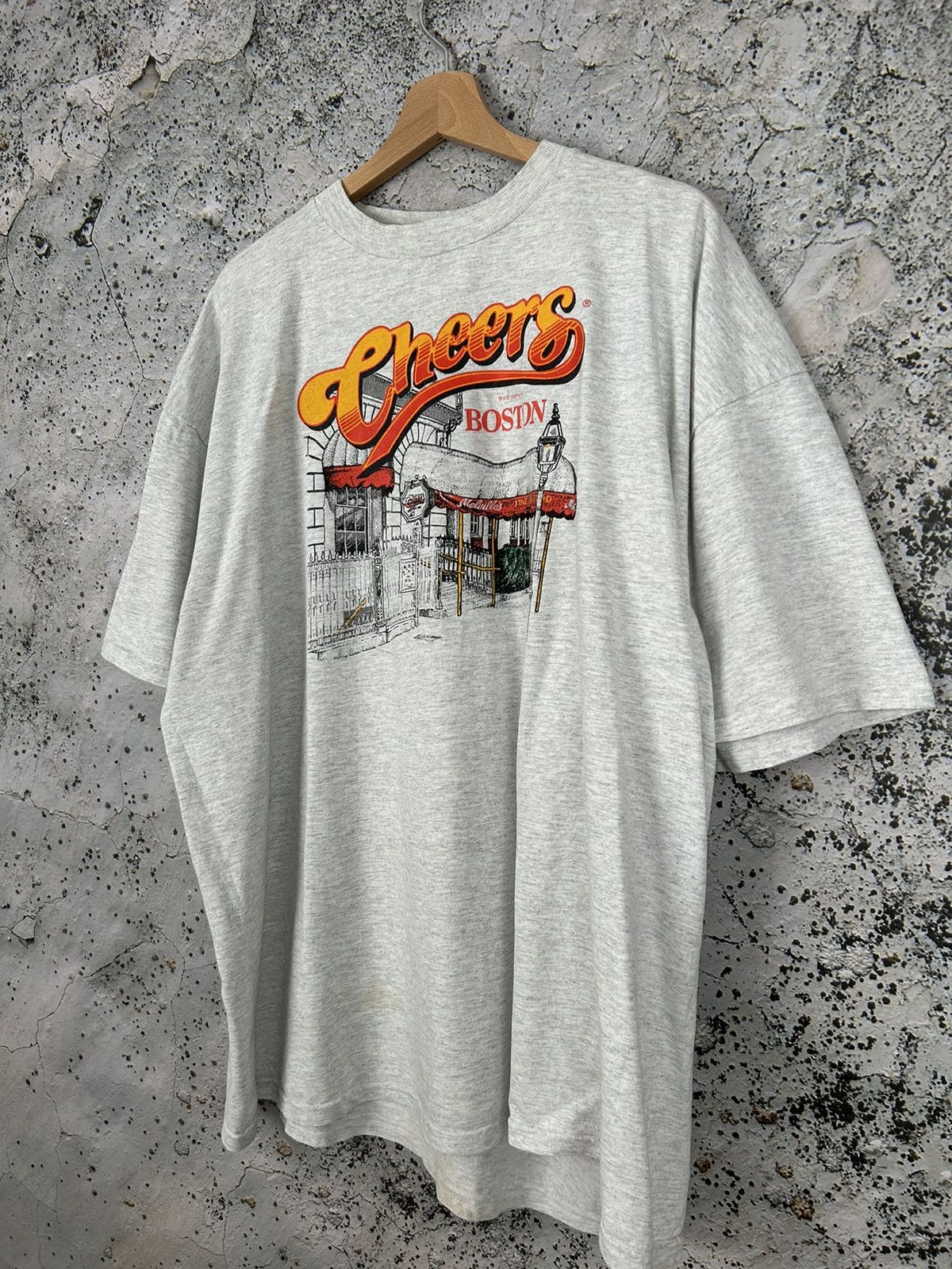 Vintage Vintage Boston Cheers Graphic Tee USA Rare Hype Size US XL / EU 56 / 4 - 2 Thumbnail