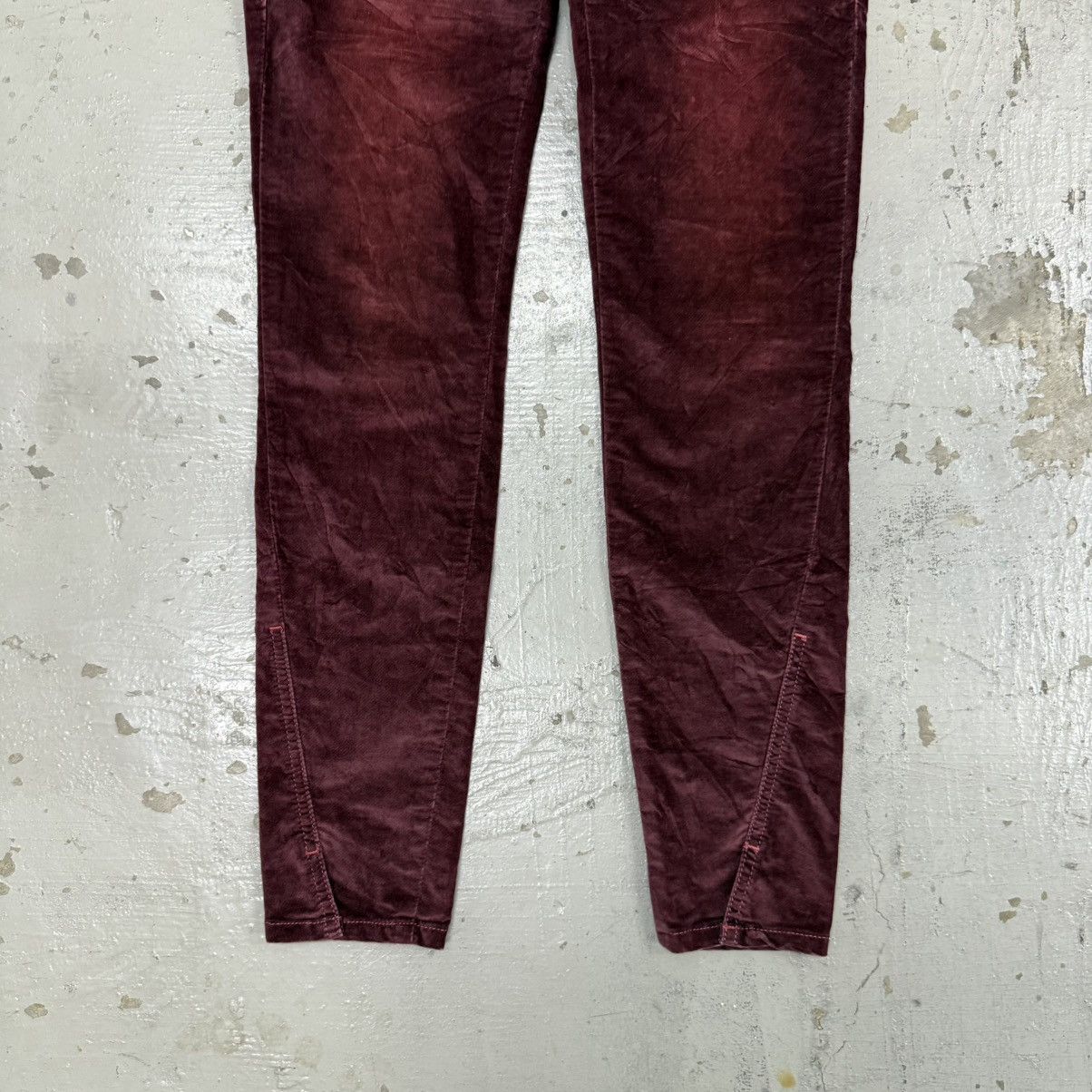 Diesel Diesel D-Jevel Low Waist Velvet Pant Y2K Size 26" / US 2 / IT 38 - 3 Thumbnail