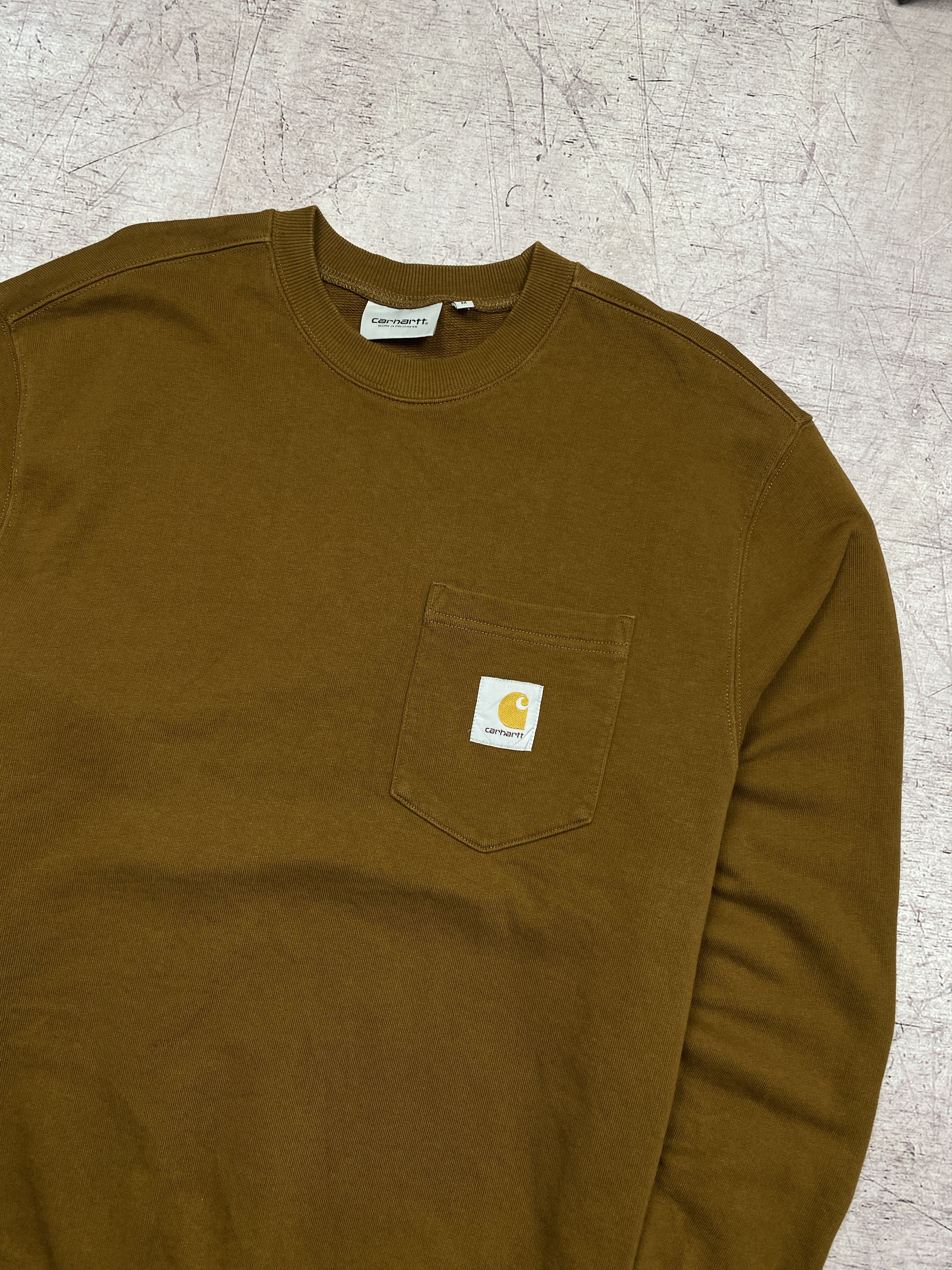 Carhartt Wip Carhartt Wip Mens Pocket Sweatshirt Size US M / EU 48-50 / 2 - 2 Thumbnail