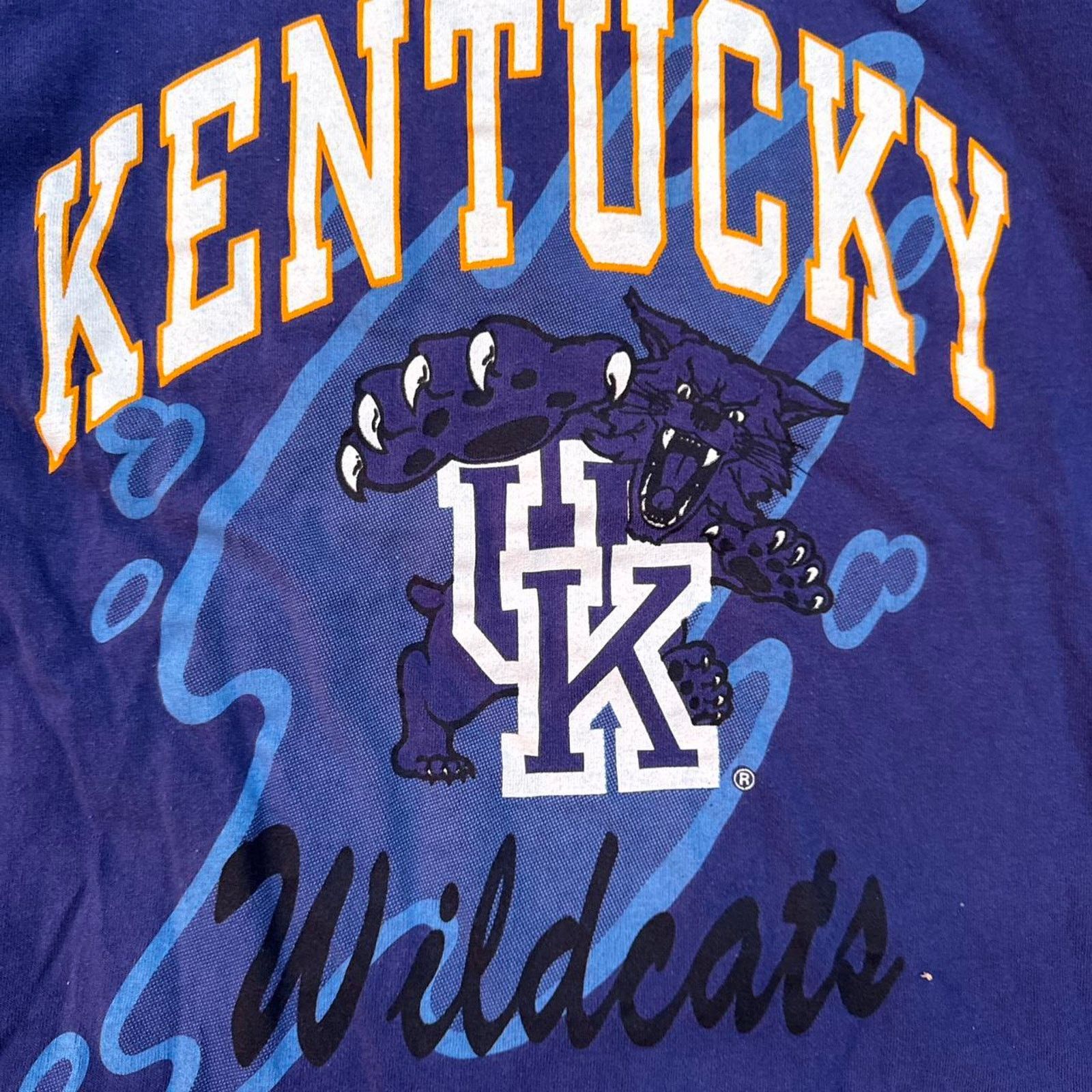 Vintage Vintage 90’s University of Kentucky T-Shirt – Size Large Size US L / EU 52-54 / 3 - 3 Thumbnail