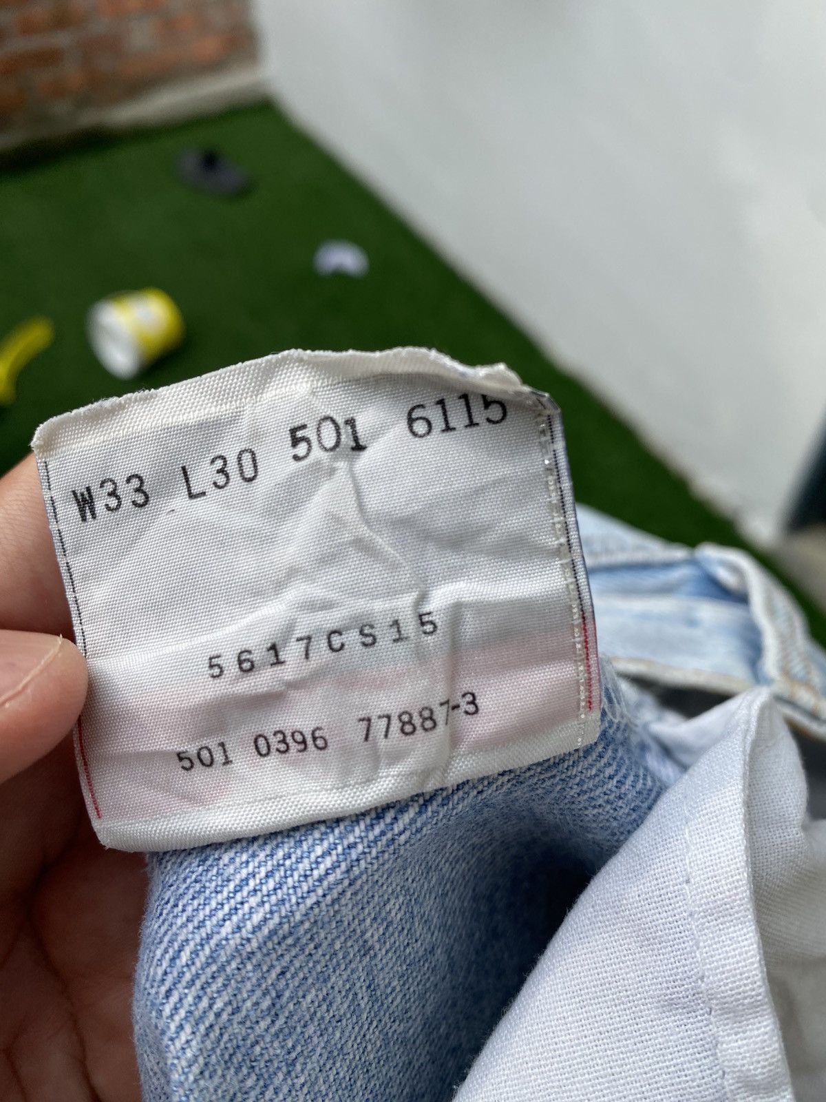 Levi's Vintage Clothing W33x29 Vintage levi's 501 made in USA 90s faded Size US 33 - 8 Thumbnail