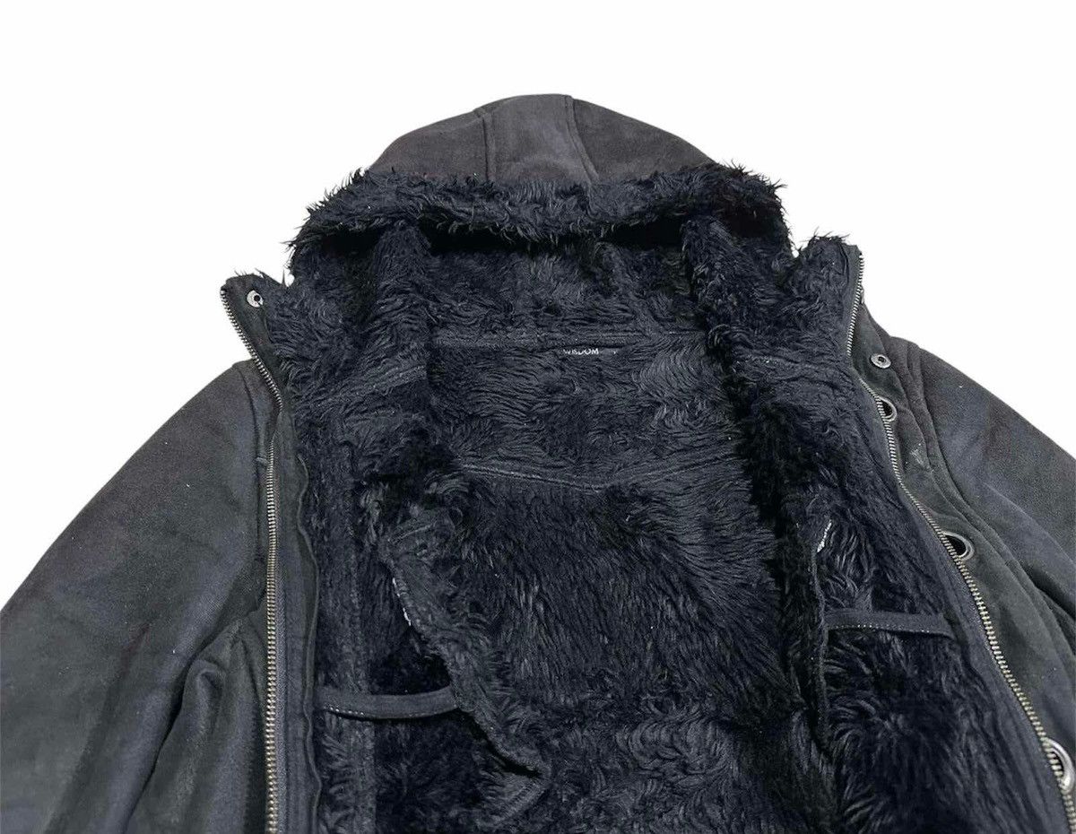 Hysteric Glamour 🔥Sick Y2K Wisdom Fur Hooded Suede Jacket Goth Punk Size US L / EU 52-54 / 3 - 11 Thumbnail