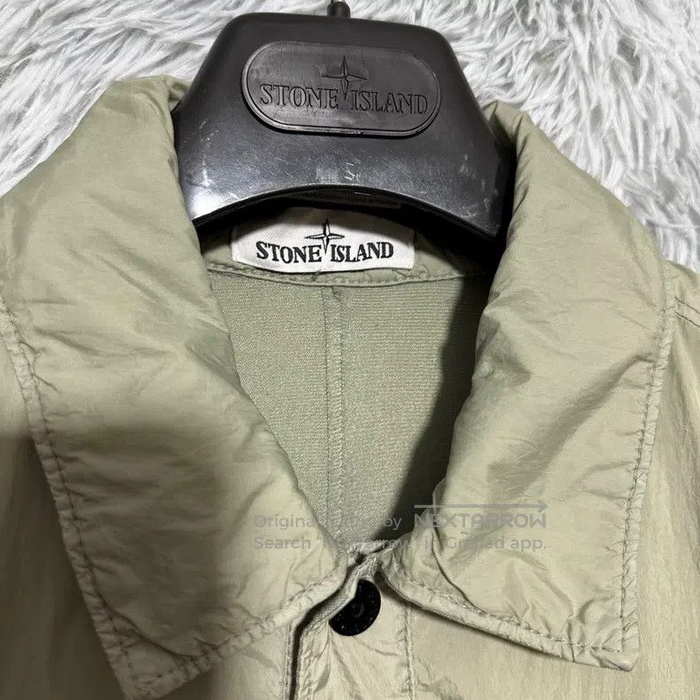 Stone Island Stone Island Three Zip Resin Nylon Jacket, Light Green, M Size US M / EU 48-50 / 2 - 4 Thumbnail