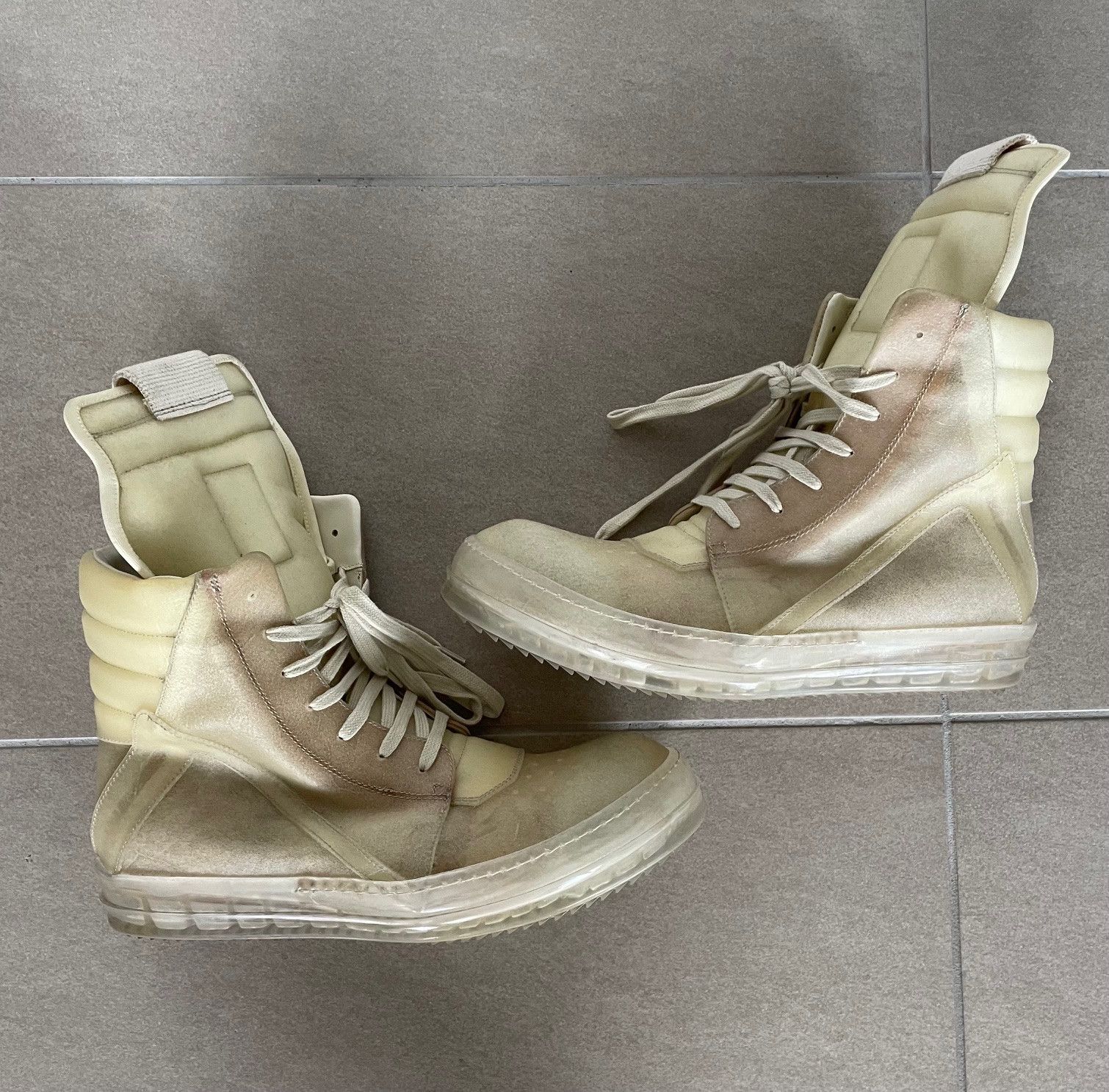 Rick Owens S/S 2023 Geobaskets | Grailed