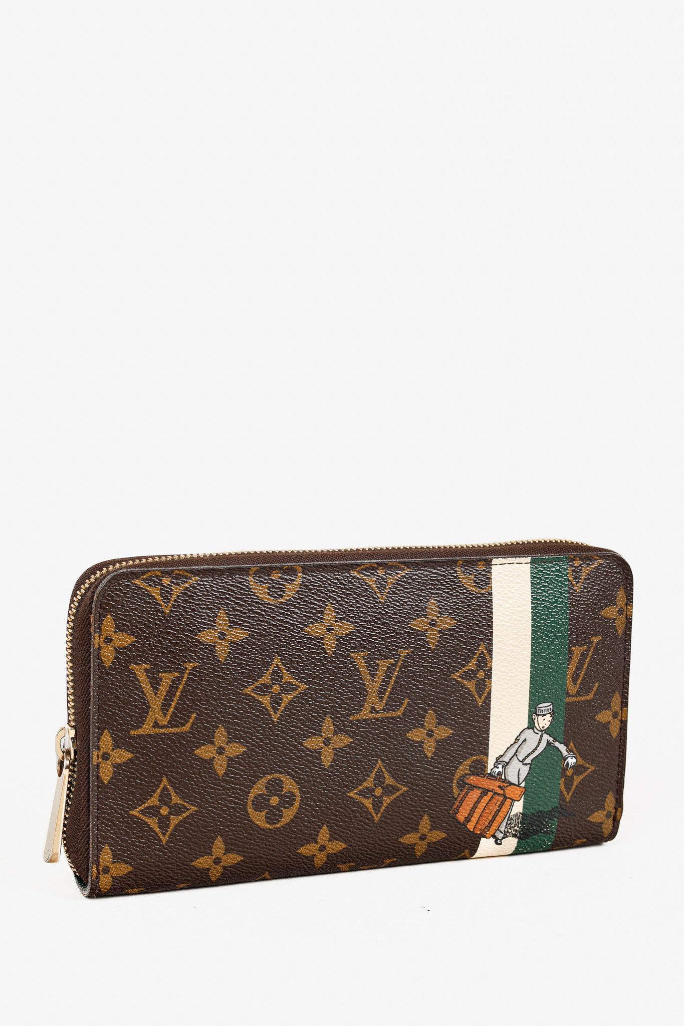 Louis Vuitton Louis Vuitton Groom Zippy 2006 Stripe Graphic Wallet Size ONE SIZE - 2 Thumbnail