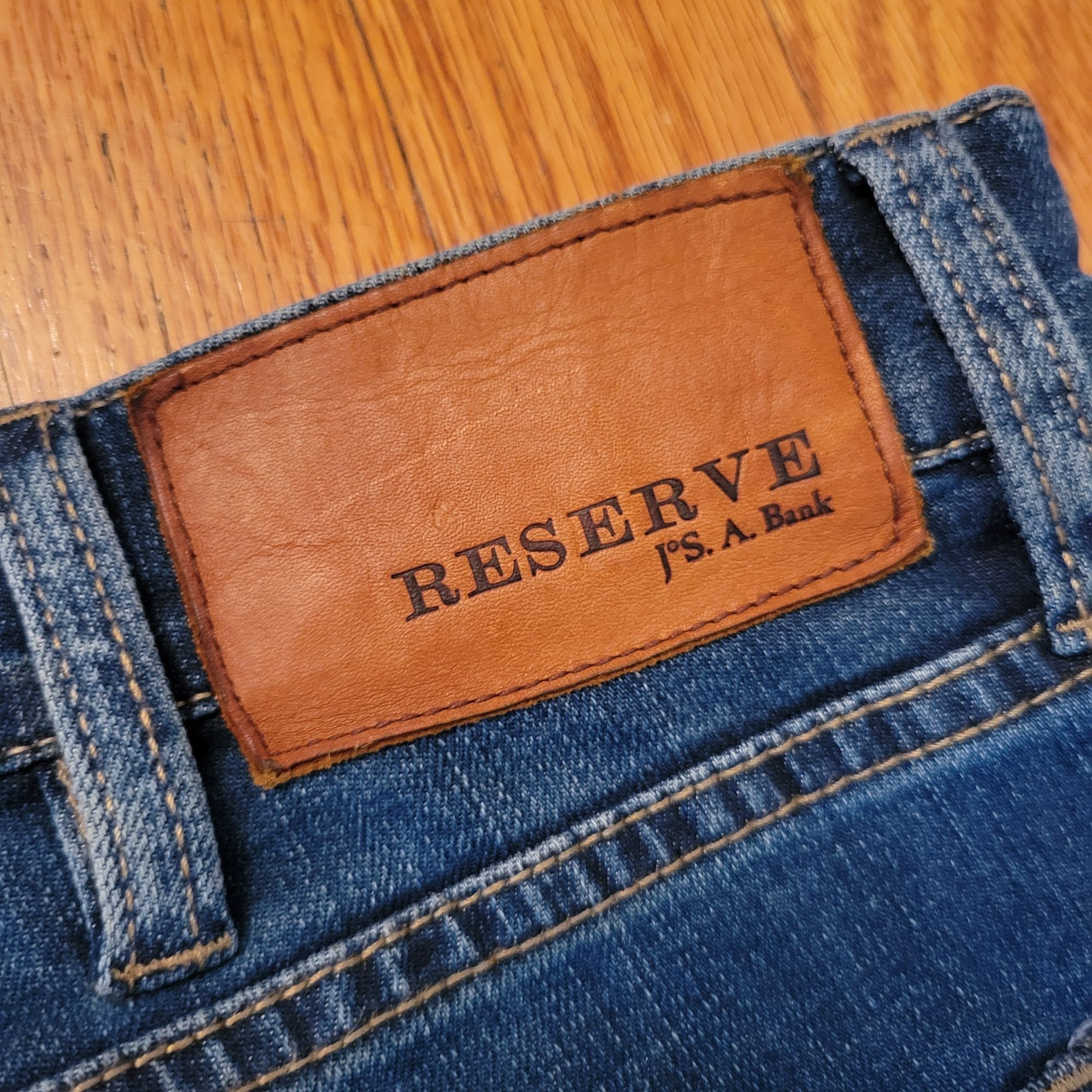 Jos. A. Bank JoS A Bank Reserve Traditional Fit Jeans 44x32 Medium Wash S Size US 44 / EU 60 - 6 Thumbnail