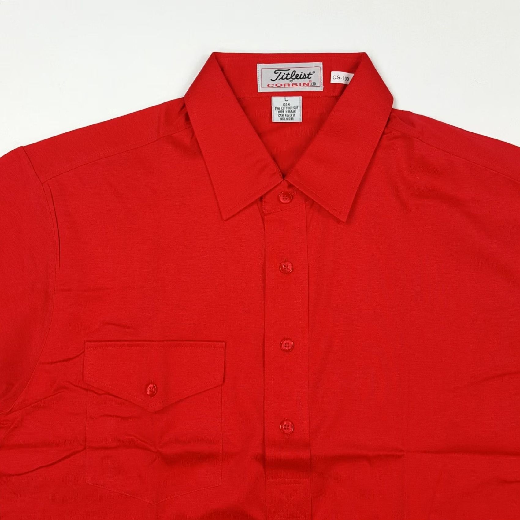 Titleist VINTAGE Titleist Golf Polo Shirt Pocket Man L Red Casual 90s Preppy Short Sleeve Japan Size US L / EU 52-54 / 3 - 4 Thumbnail