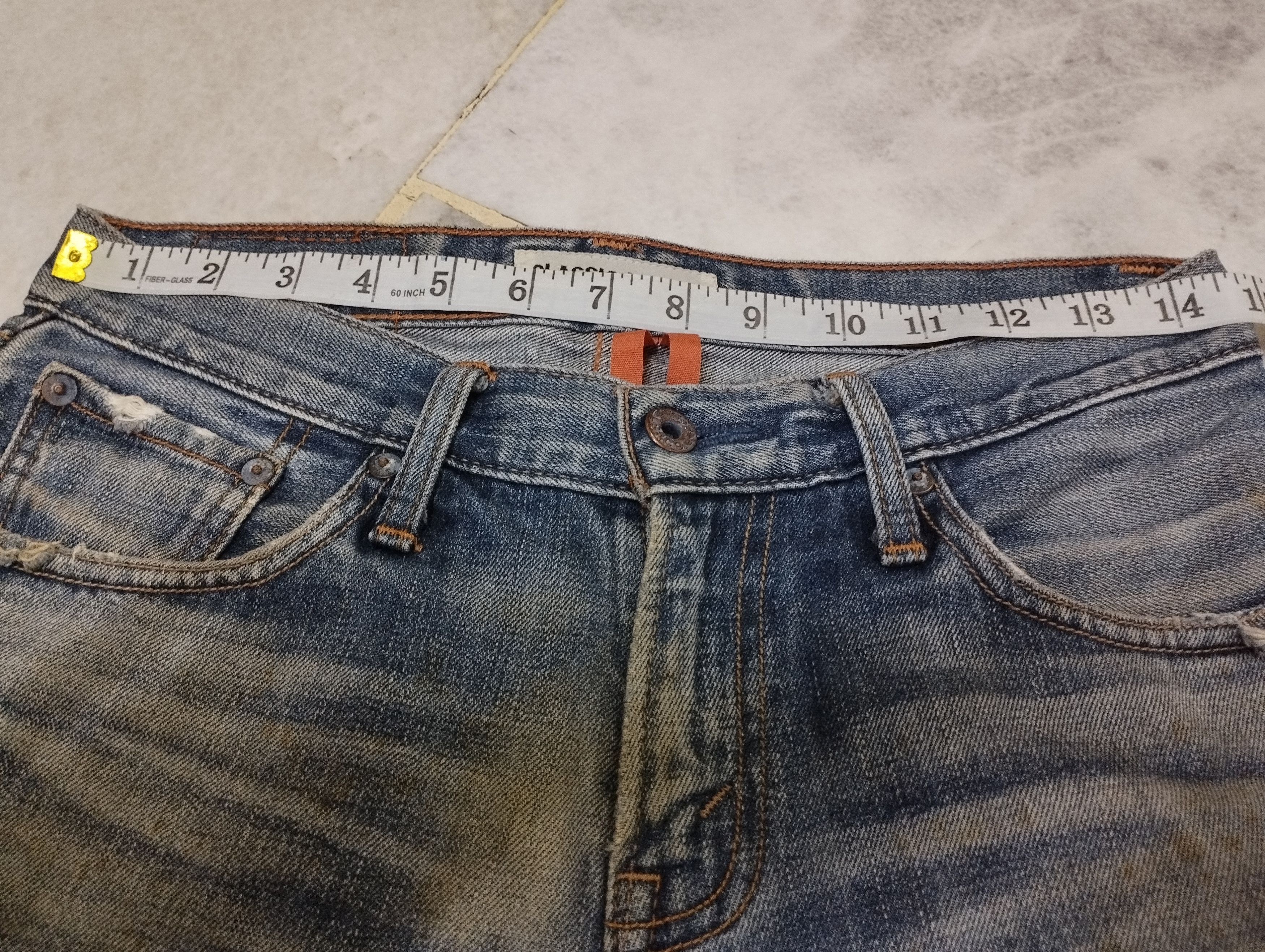 Levi's Vintage Levi's 507 Crazy Mud Rusty Thrash Faded Size US 29 - 8 Thumbnail
