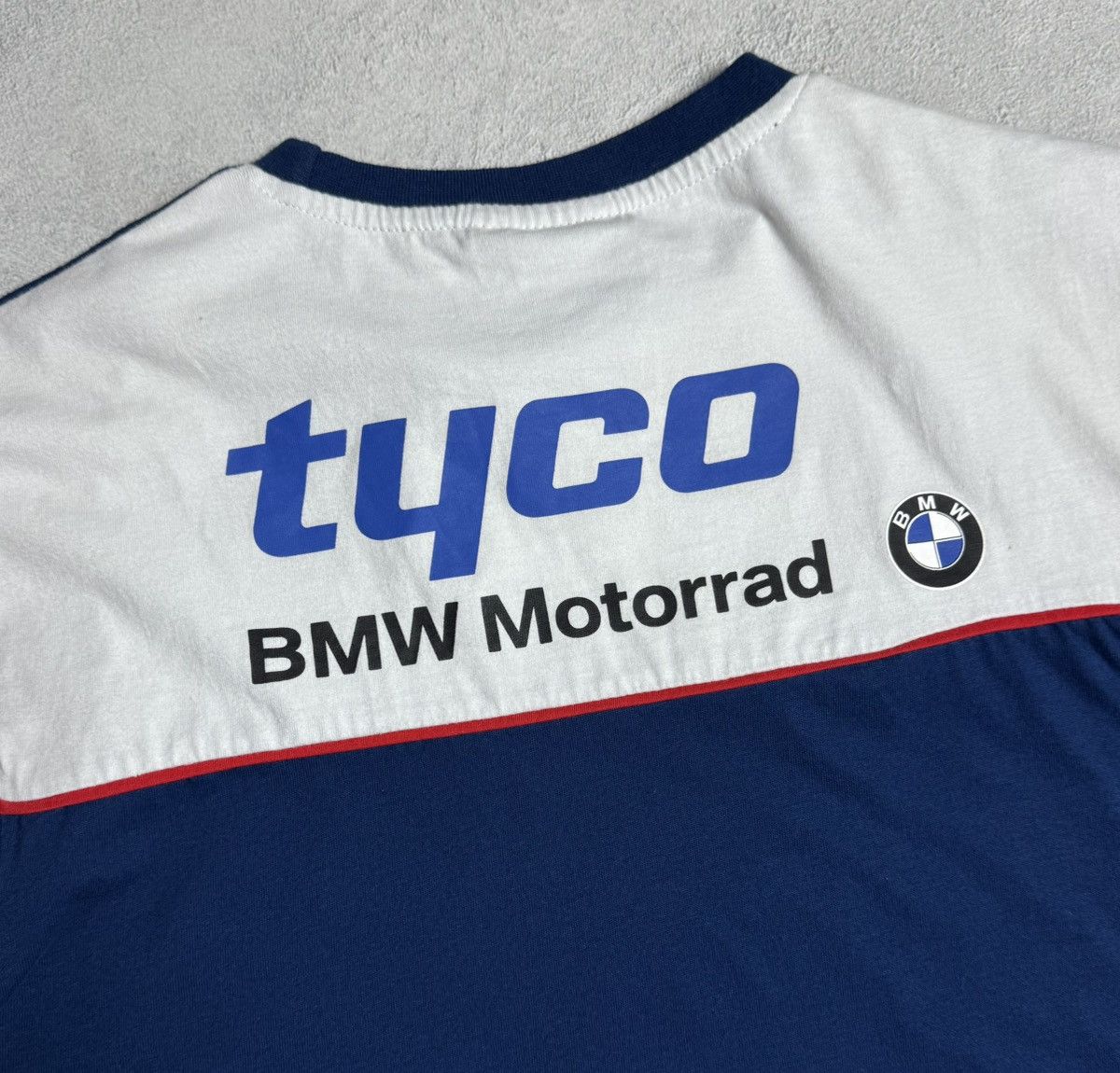 BMW BMW Tyco Motorrad Racing Team Cotton T-Shirt Big Logo Size US M / EU 48-50 / 2 - 10 Thumbnail