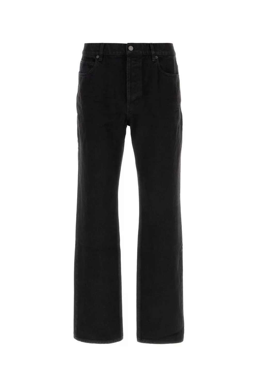 Saint Laurent Paris SAINT LAURENT Black Wide-Leg Jeans Size US 32 / EU 48 - 1 Thumbnail