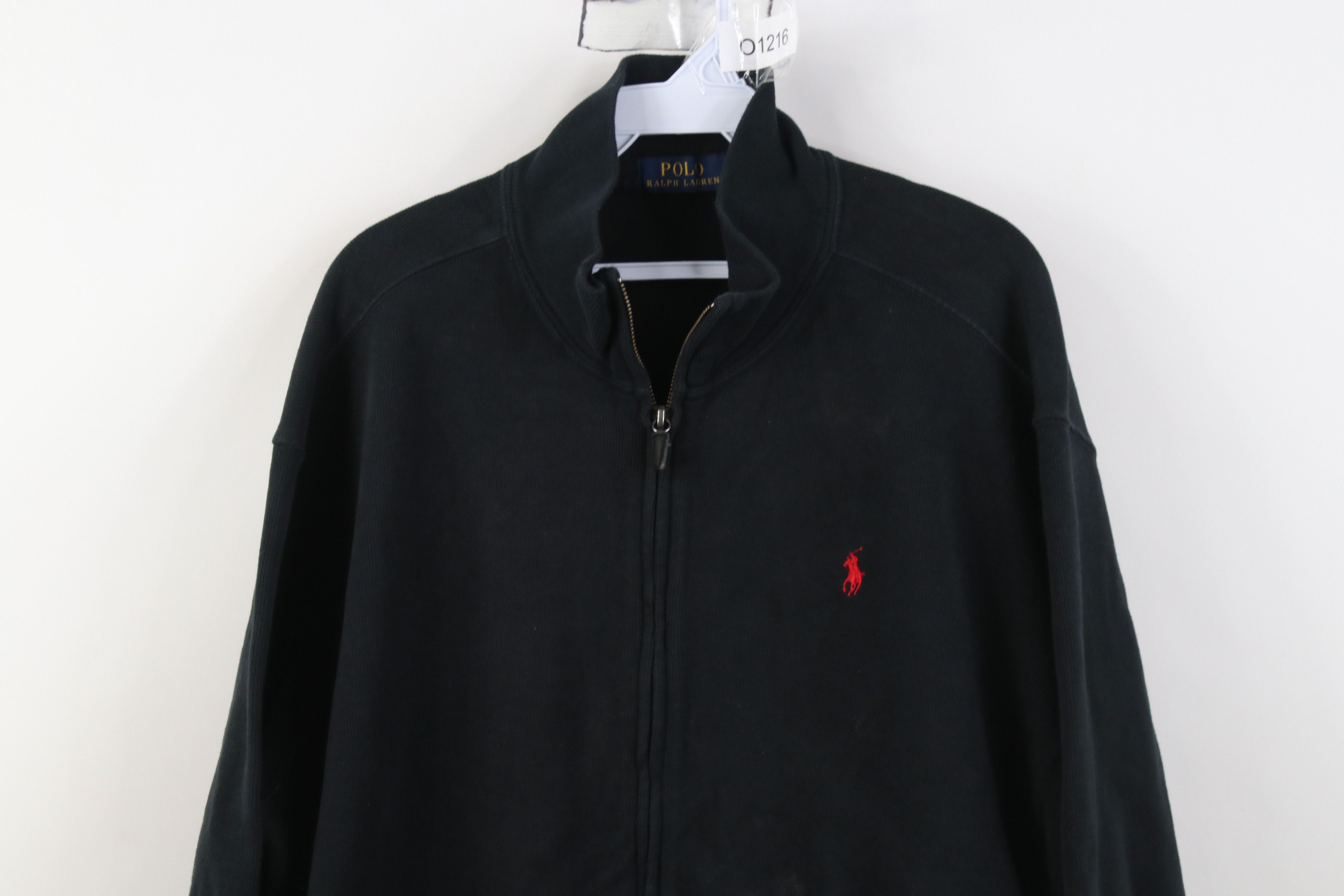 Polo Ralph Lauren Vintage Ralph Lauren Ribbed Knit Full Zip Sweater Jacket Size US XL / EU 56 / 4 - 2 Thumbnail