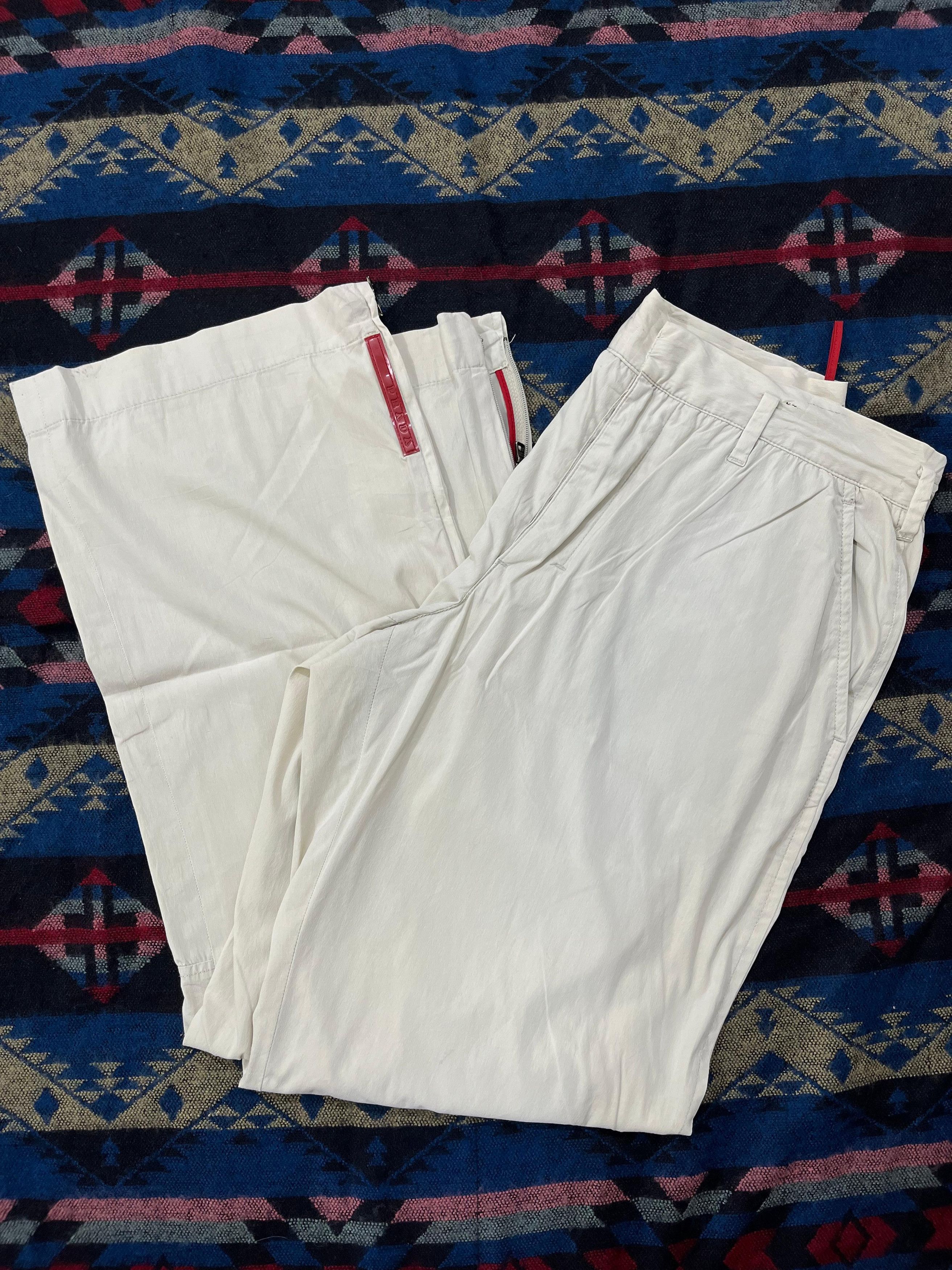 Prada Vintage Prada Sport Side Zip Pants Size US 30 / EU 46 - 6 Thumbnail