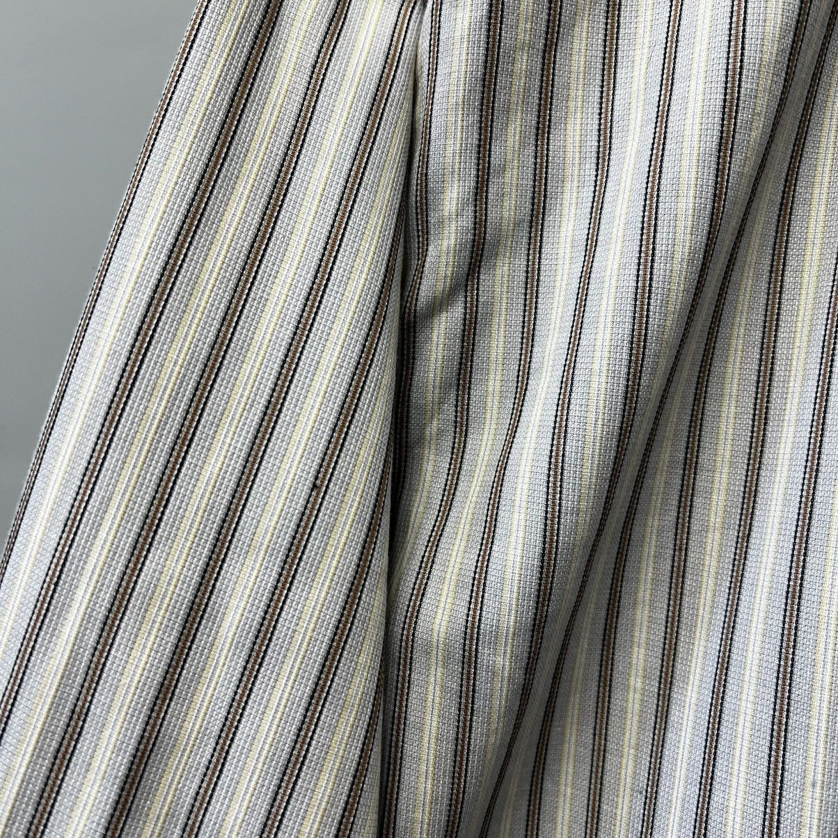 Vintage × Yves Saint Laurent Yves Saint Laurent Vintage Striped Shirt y2k Size US M / EU 48-50 / 2 - 7 Thumbnail