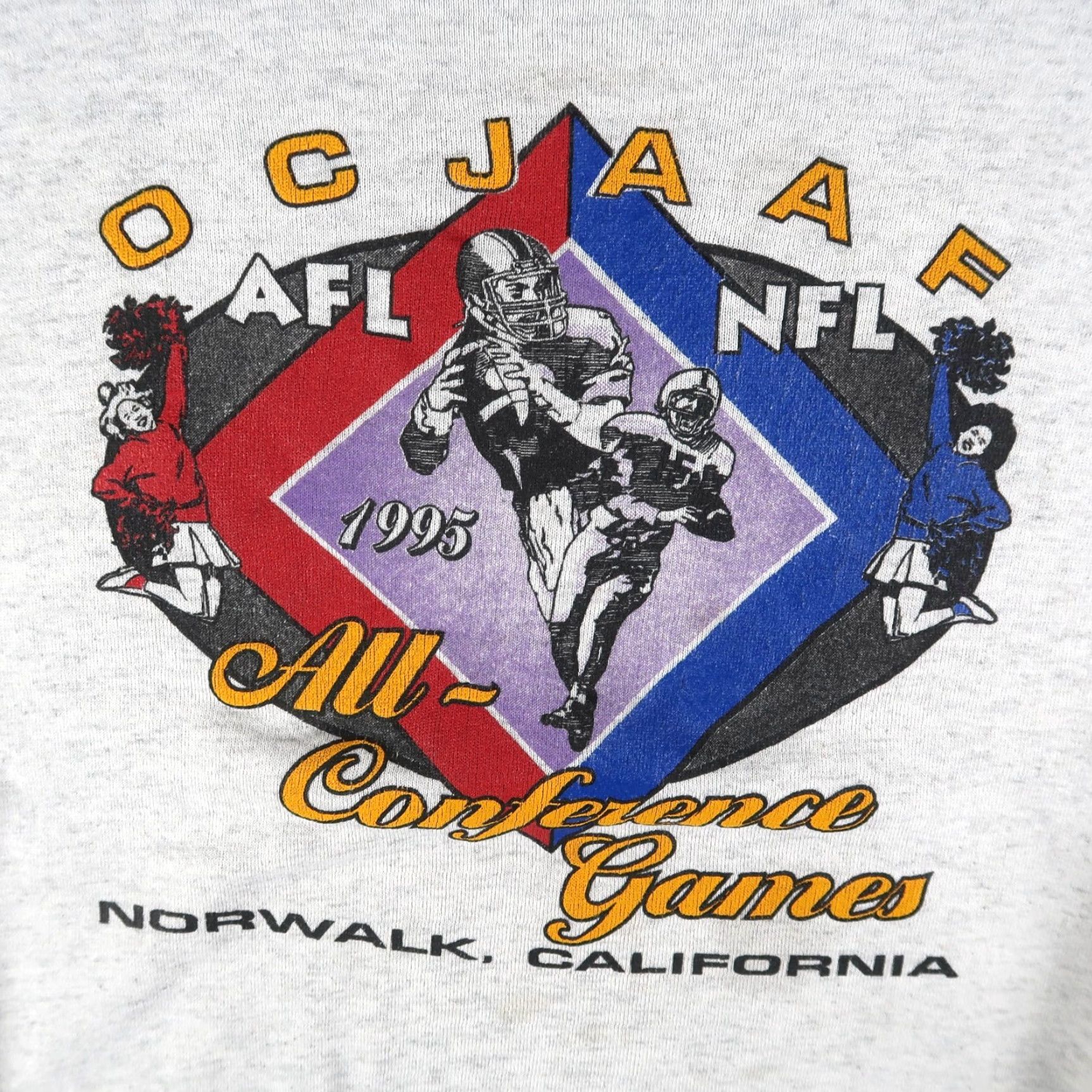 Lee VINTAGE Lee Sweatshirt 90s Football Crewneck Adult XL Gray Graphic Print Size US XL / EU 56 / 4 - 3 Thumbnail