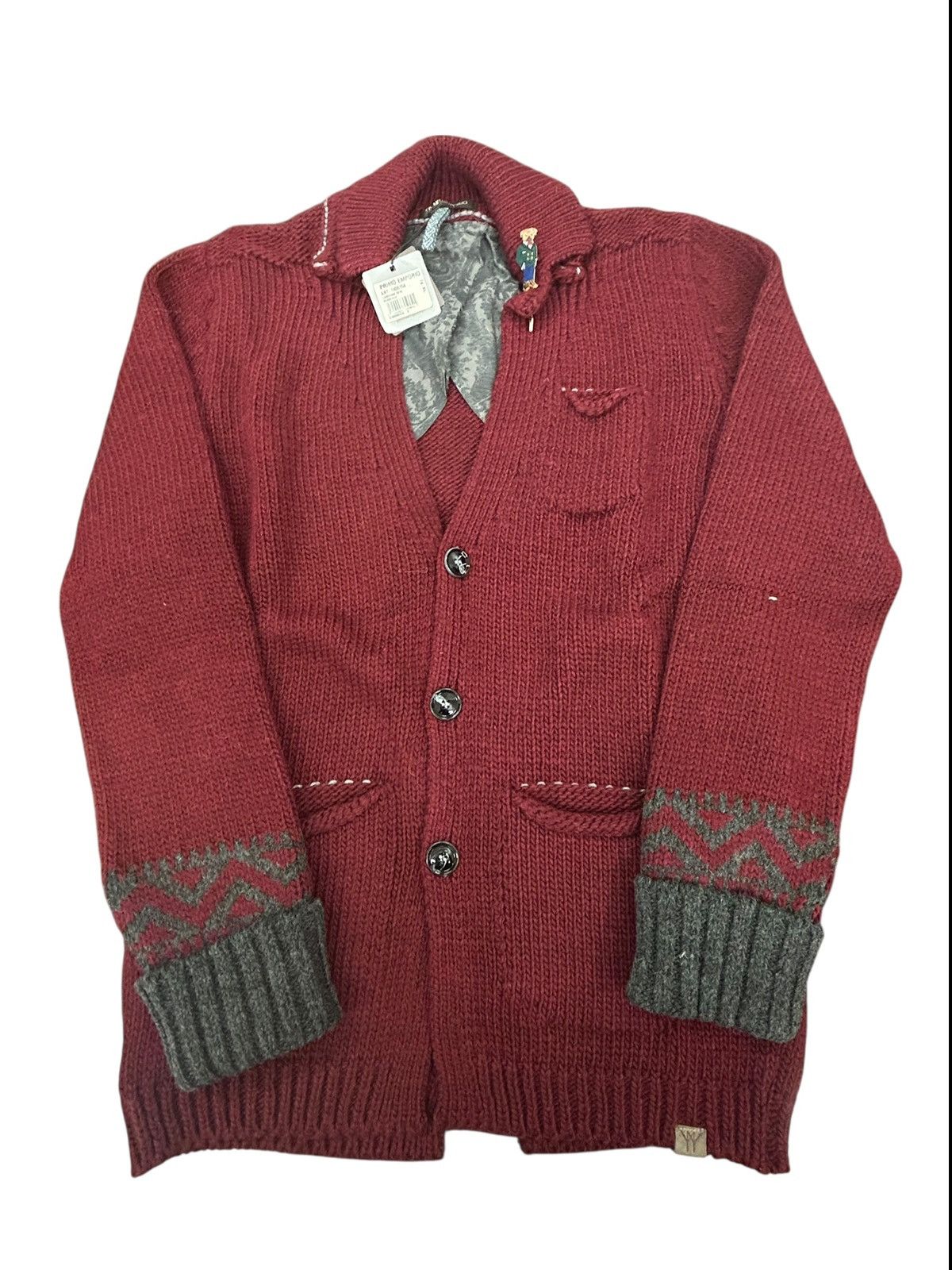 Other Primo Emporio Made in Italy Wool Blend Cardigan - NWT Size US XL / EU 56 / 4 - 2 Thumbnail