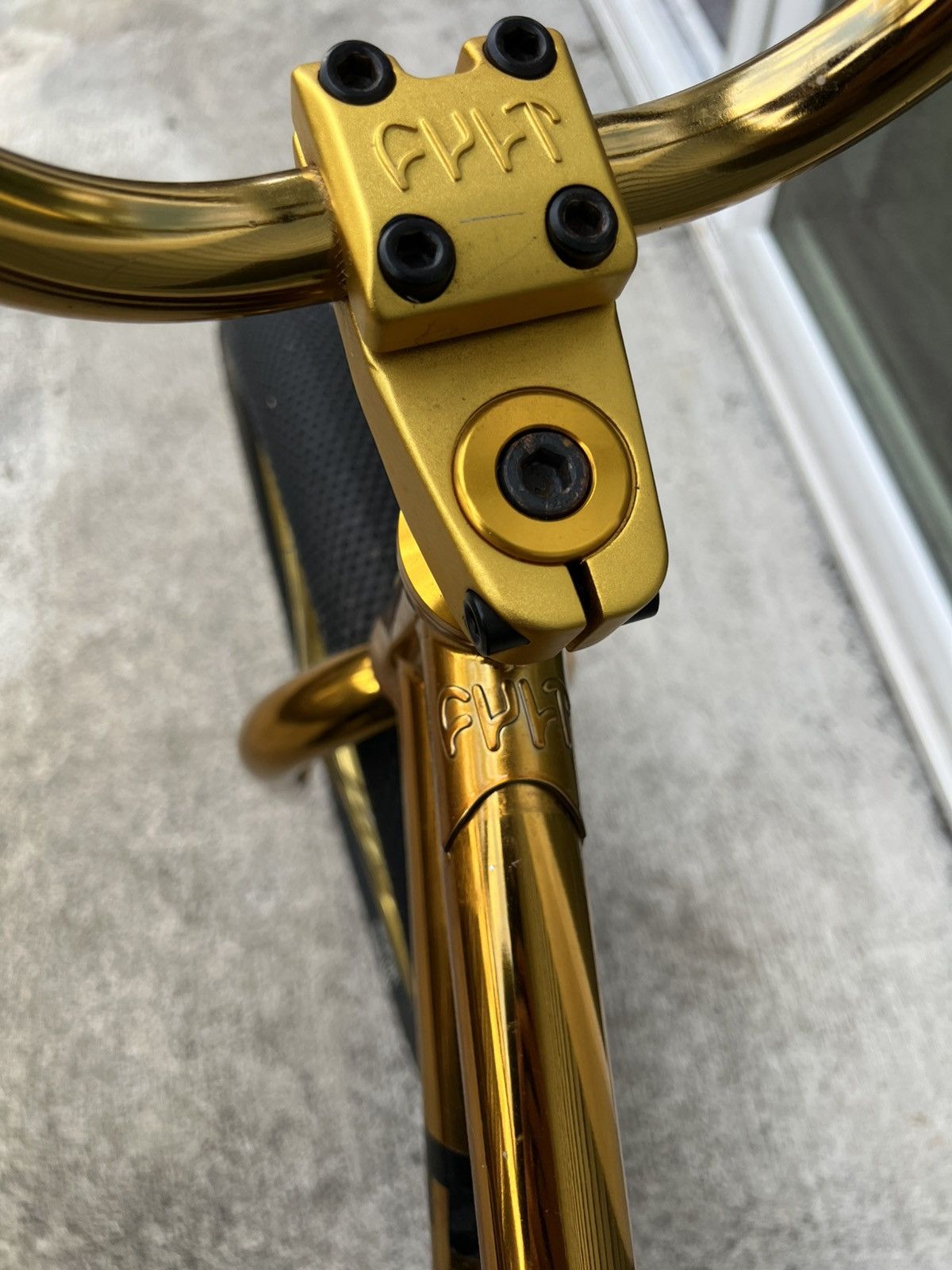 Fuck The Population FTP GOLD BMX CULT CREW 10 YEAR BIKE Size ONE SIZE - 4 Thumbnail