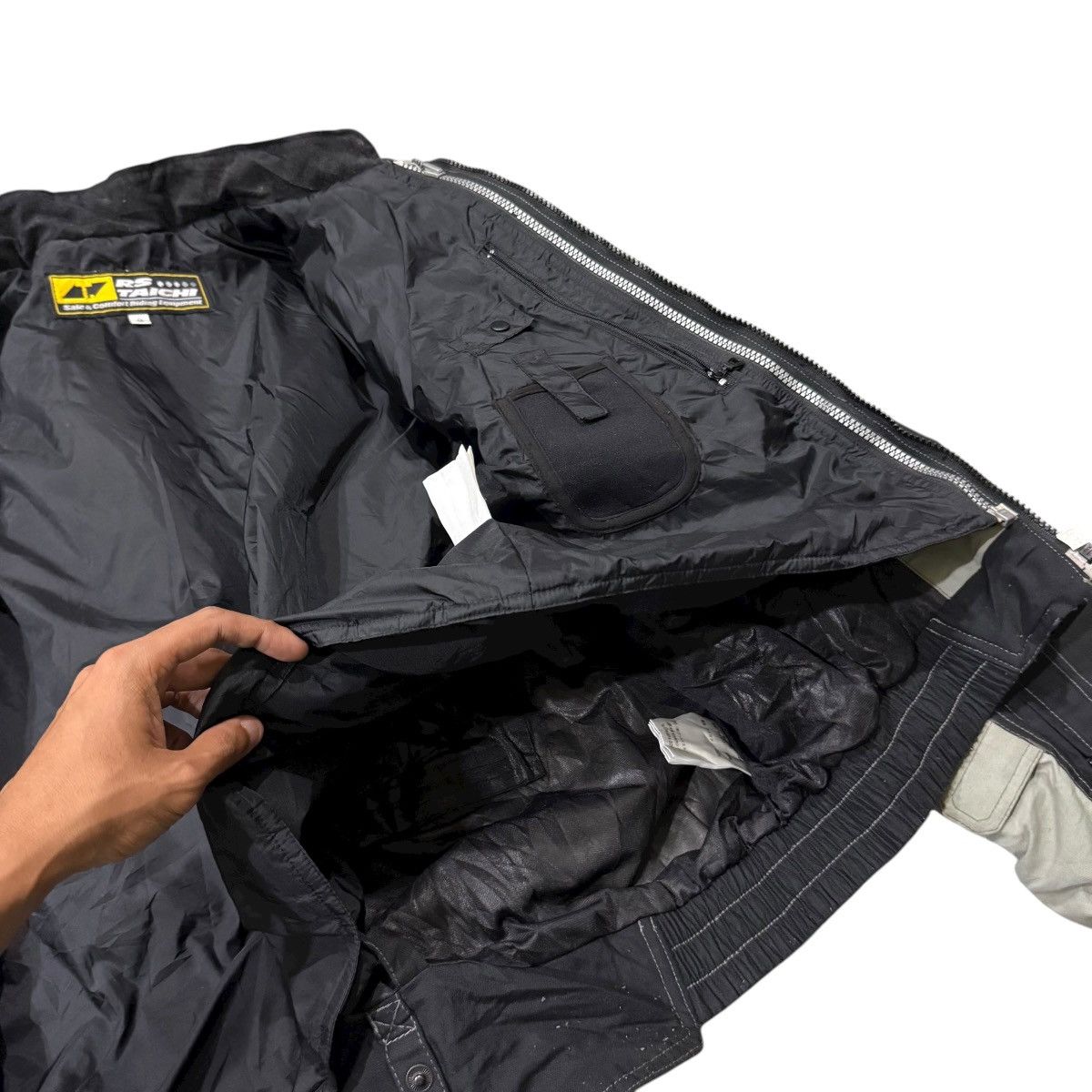 Vintage RS Taichi Safety Padded Moto Racing Equipment Jacket