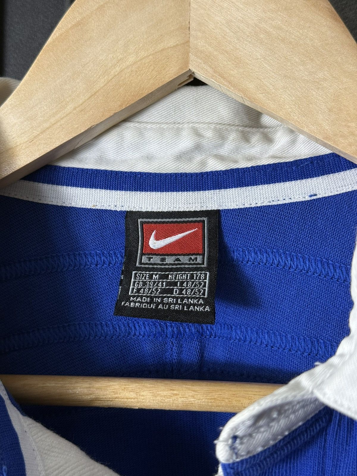 Nike Vintage 90s Nike France Rugby Union Rugby Jersey Long Sleeve Size US M / EU 48-50 / 2 - 9 Thumbnail