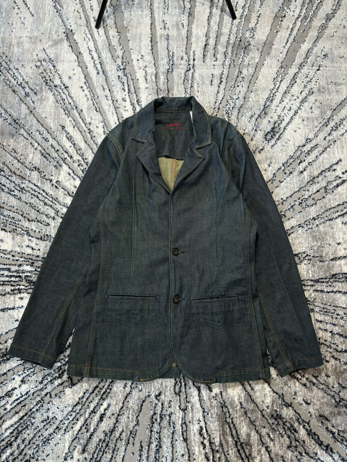 Levi's Levis Red Tab Nice Design Denim Shirt Jacket Size US M / EU 48-50 / 2 - 1 Thumbnail