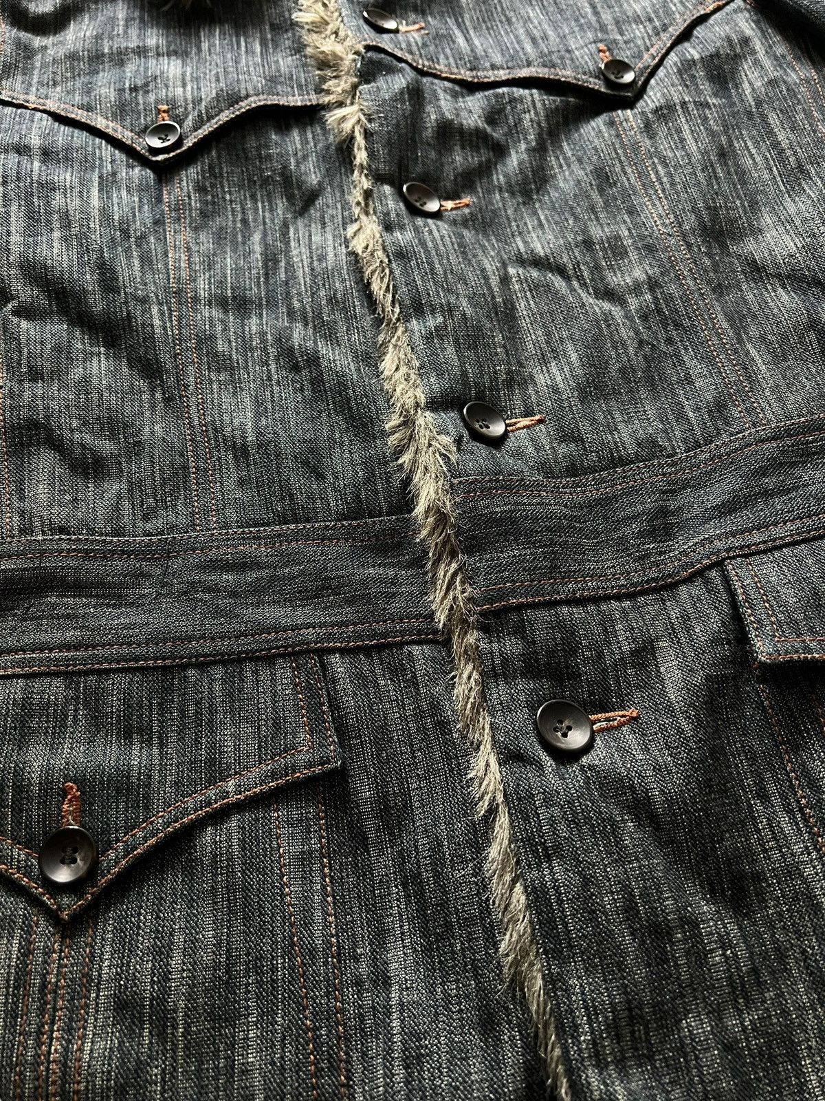 Nicole Club Nicole Club Fur Denim Jacket 4 Pockets Size US L / EU 52-54 / 3 - 7 Thumbnail
