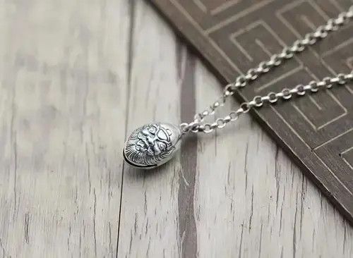Jewelry S990 sterling silver bell Necklace Size ONE SIZE - 2 Thumbnail