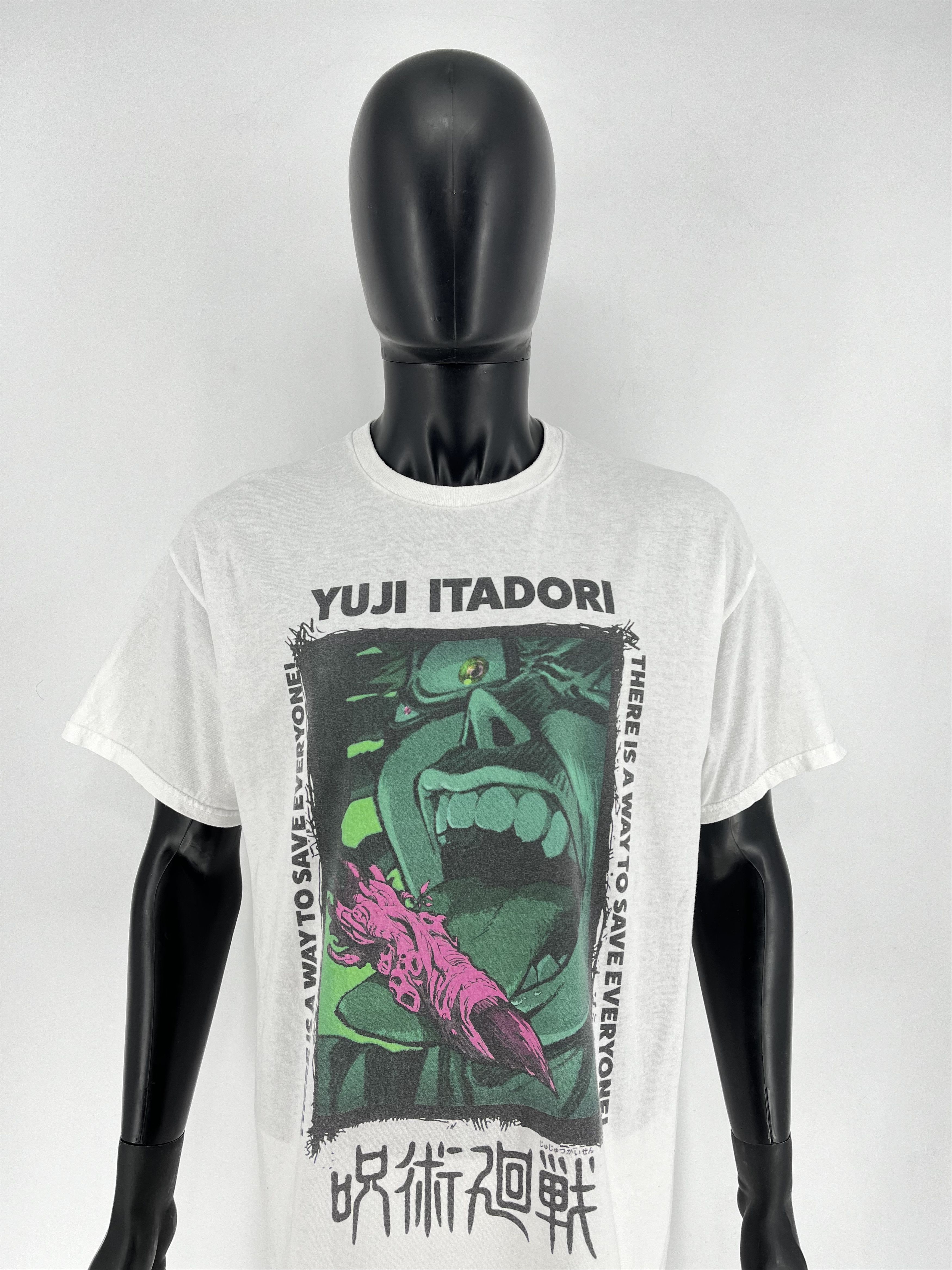 Japanese Brand Jujutsu Kaisen Yuji Itadori anima Japanese tee Size US M / EU 48-50 / 2 - 1 Thumbnail