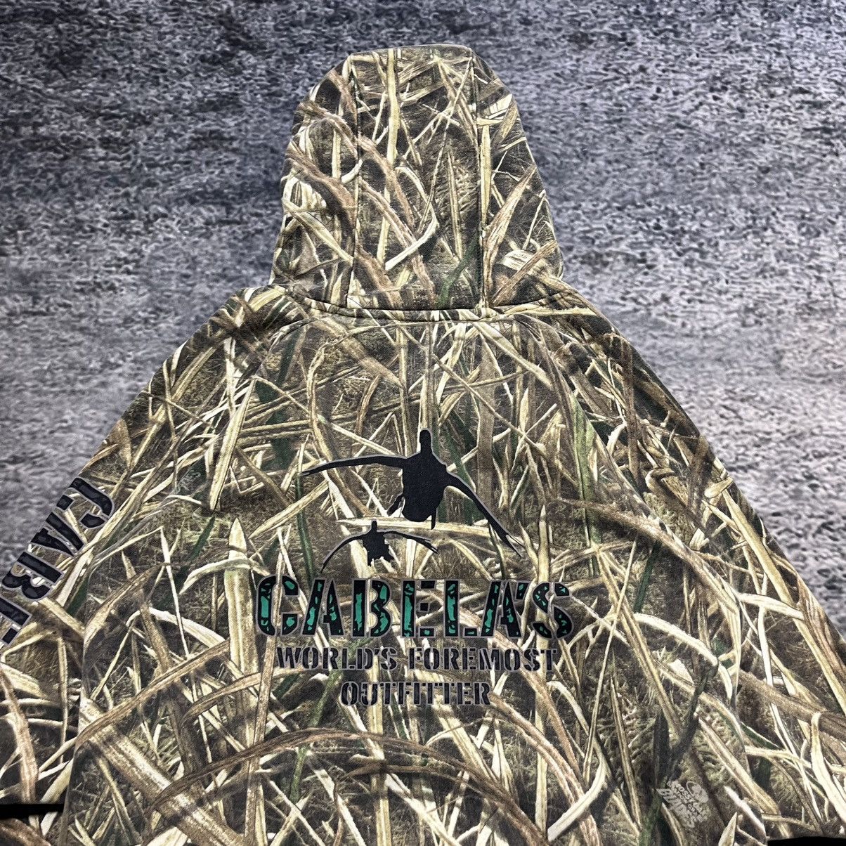 Cabelas VINTAGE Y2K CABELA'S CAMO OUTDOOR GRUNGE SKATER HOODIE SMALL Size US S / EU 44-46 / 1 - 7 Thumbnail