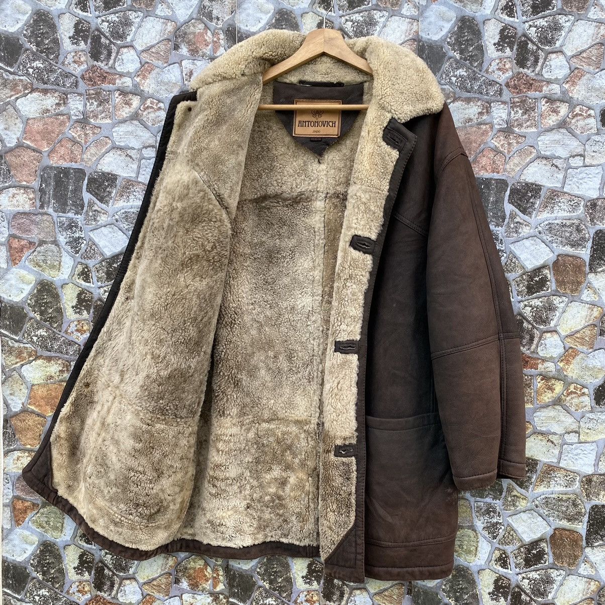 If Six Was Nine × Le Grande Bleu (L.G.B.) Antonovich Genuine Sheep Leather Coat Jacket Men Size US XL / EU 56 / 4 - 4 Thumbnail
