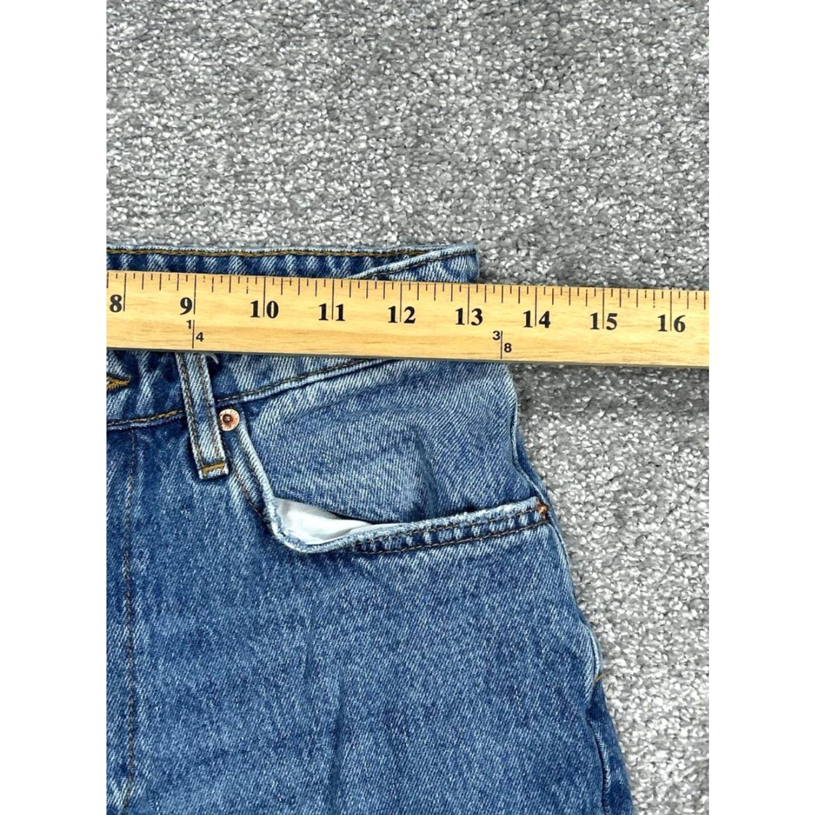 Urban Outfitters VINTAGE Urban Outfitters Jeans Womens 27 High Rise Straight Light Wash Denim Boyfriend Style Size 27" / US 4 / IT 40 - 5 Thumbnail