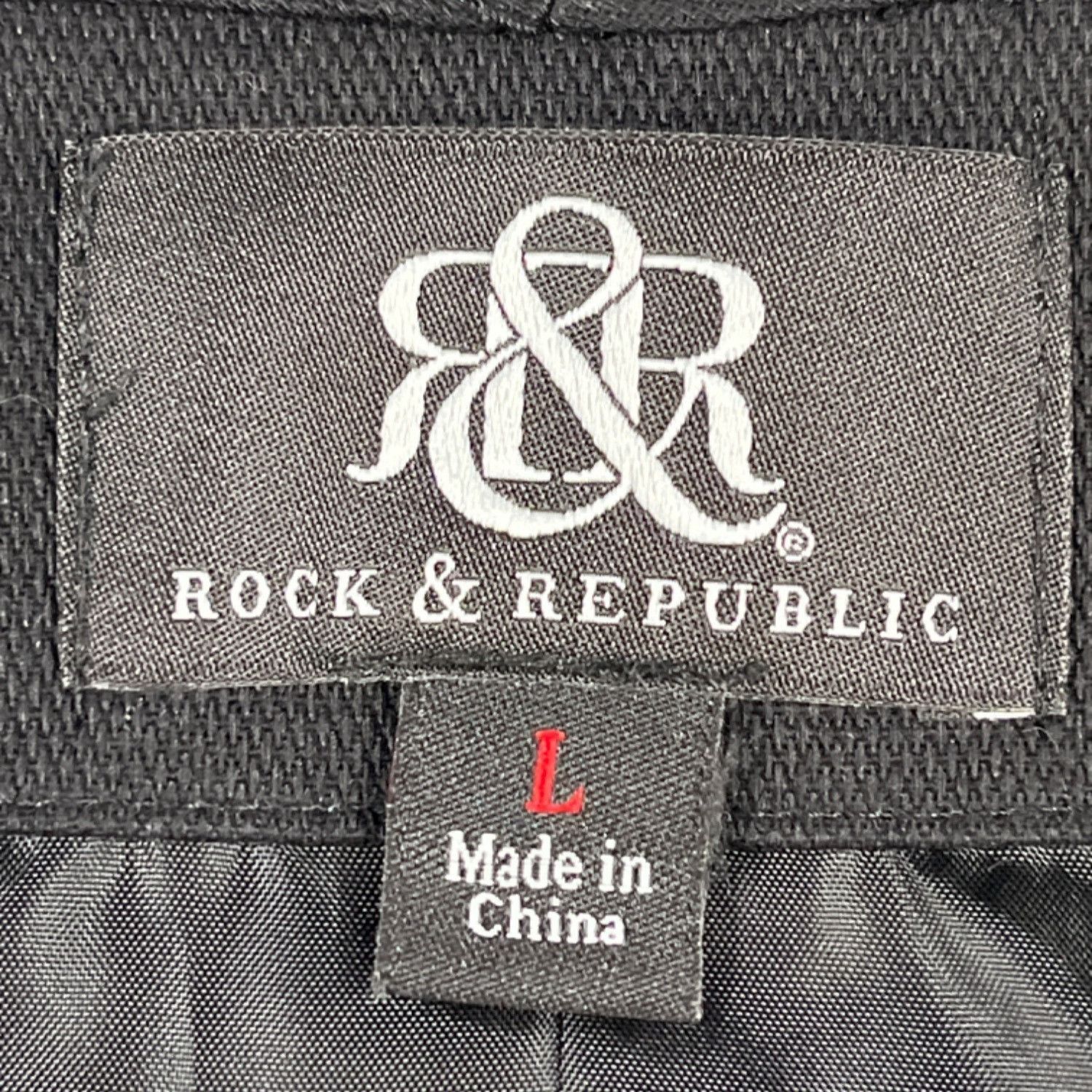 Rock & Republic Rock & Republic Men's Black Waist Coat/Vest Size L SKU 5709 Size US L / EU 52-54 / 3 - 3 Thumbnail