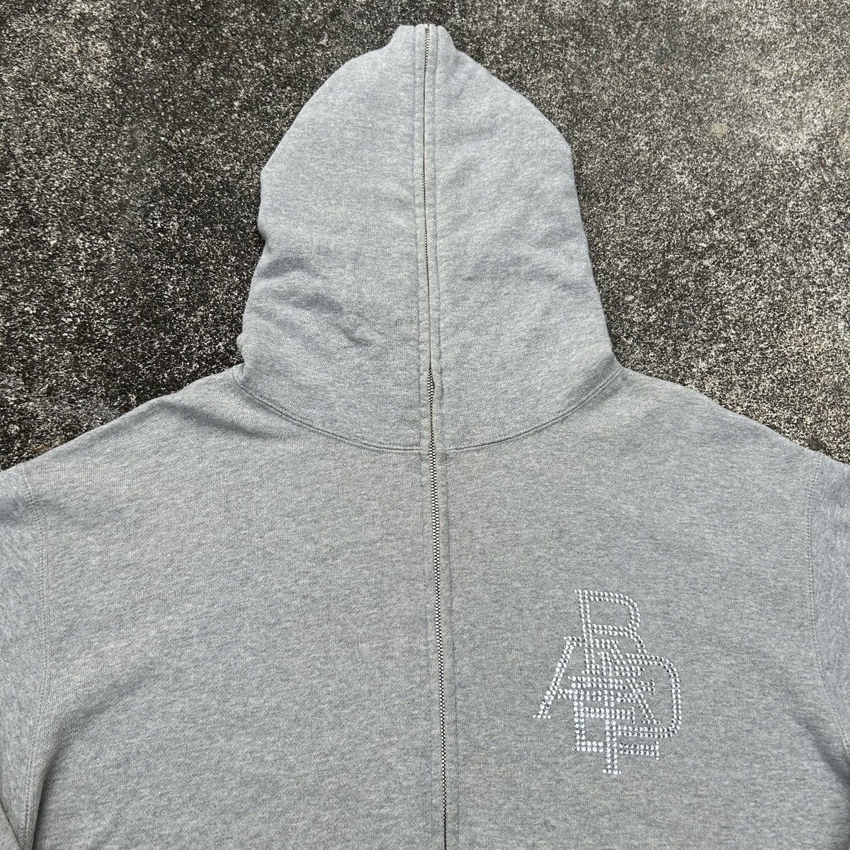 Bape × Swarovski Vintage Bape Swarovski College Logo Full Zip Hoodie Size US M / EU 48-50 / 2 - 4 Thumbnail