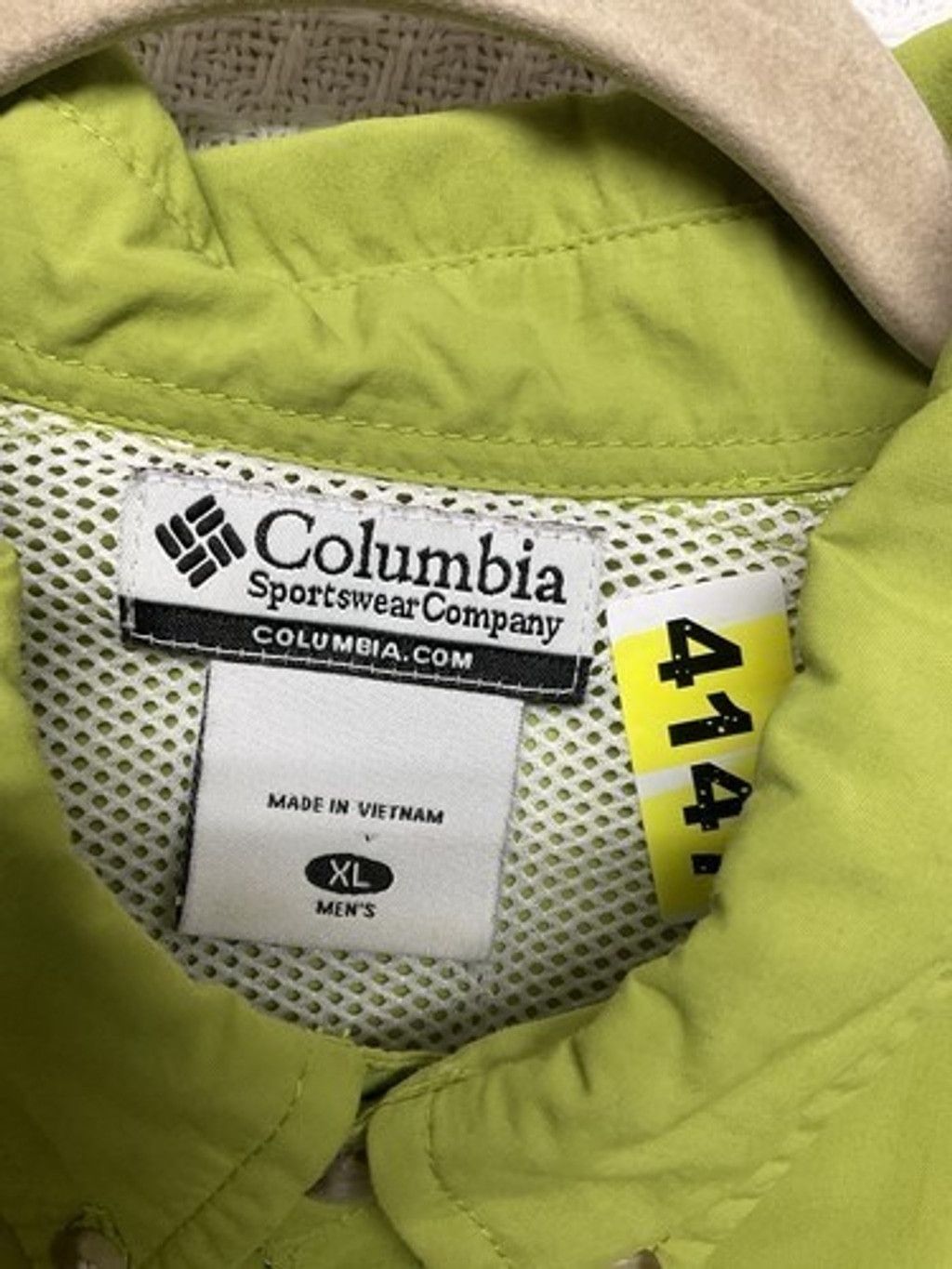 Columbia Columbia Green Omni-Shade PFG Vented Fishing Shirt Men XL Size US XL / EU 56 / 4 - 2 Thumbnail