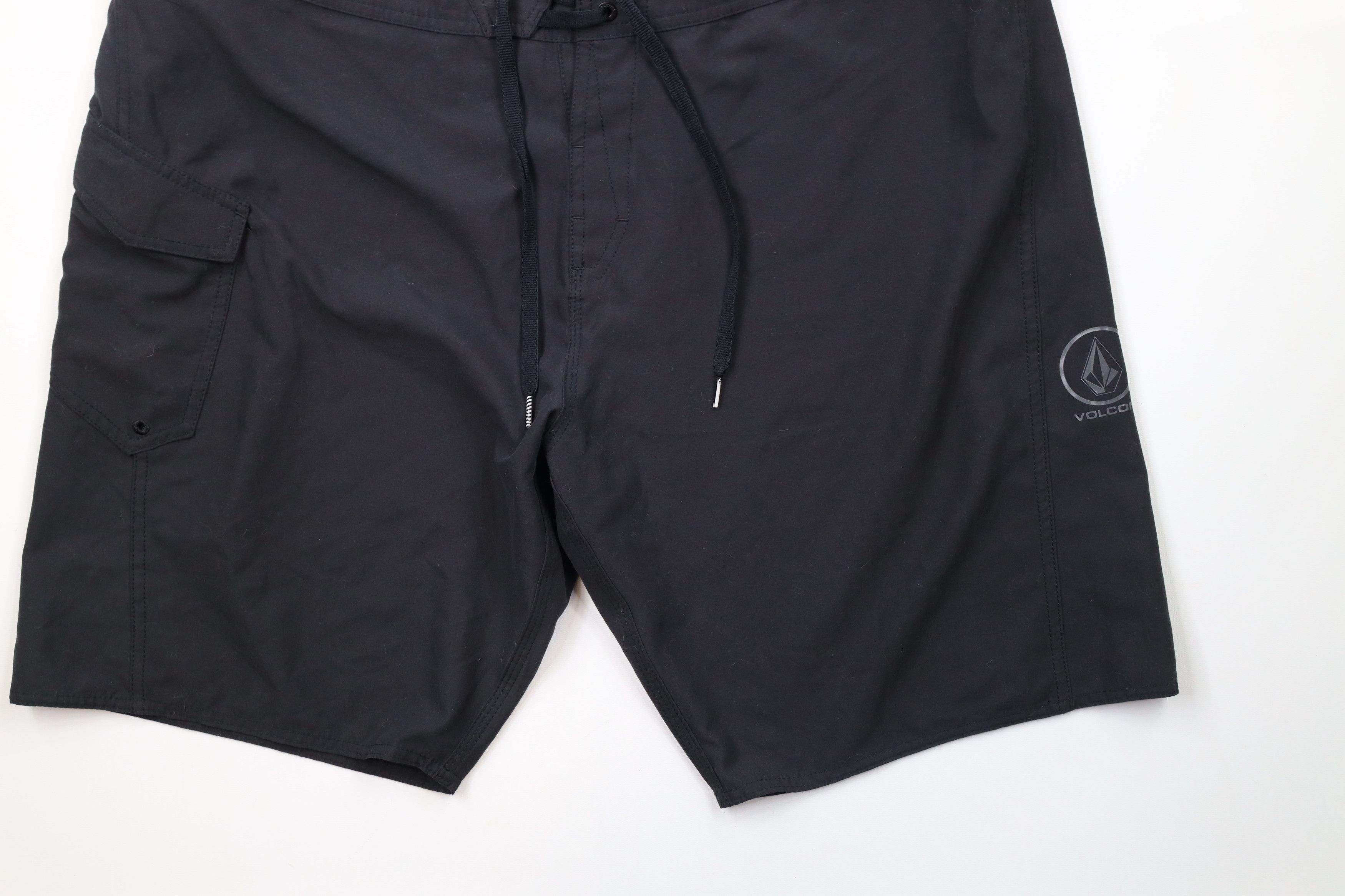 Vintage × Volcom Vintage Volcom Out Surfing Board Shorts Swim Trunks Black Size US 42 / EU 58 - 4 Thumbnail
