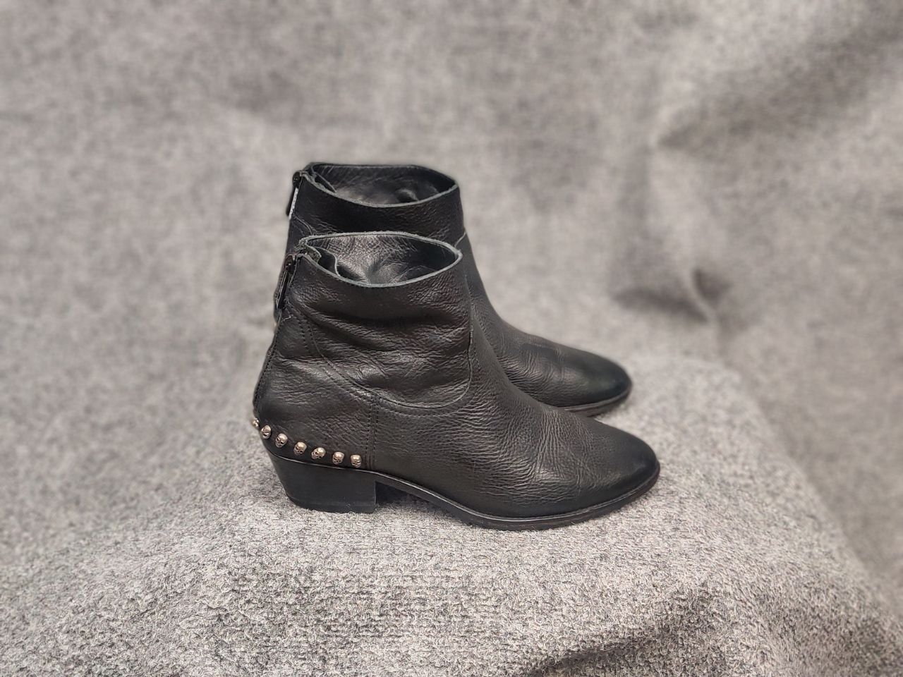 Zadig & Voltaire Zadig & Voltaire Design Zipper leather ankle women Boots Size US 11 / IT 41 - 2 Thumbnail
