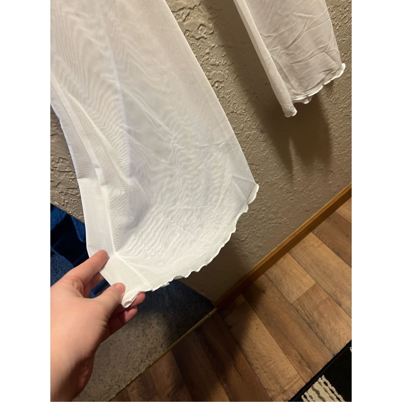 Other Wild Fable White Mesh Flare Cover Up Pants Woman’s Size Smal Size 26" / US 2 / IT 38 - 2 Thumbnail