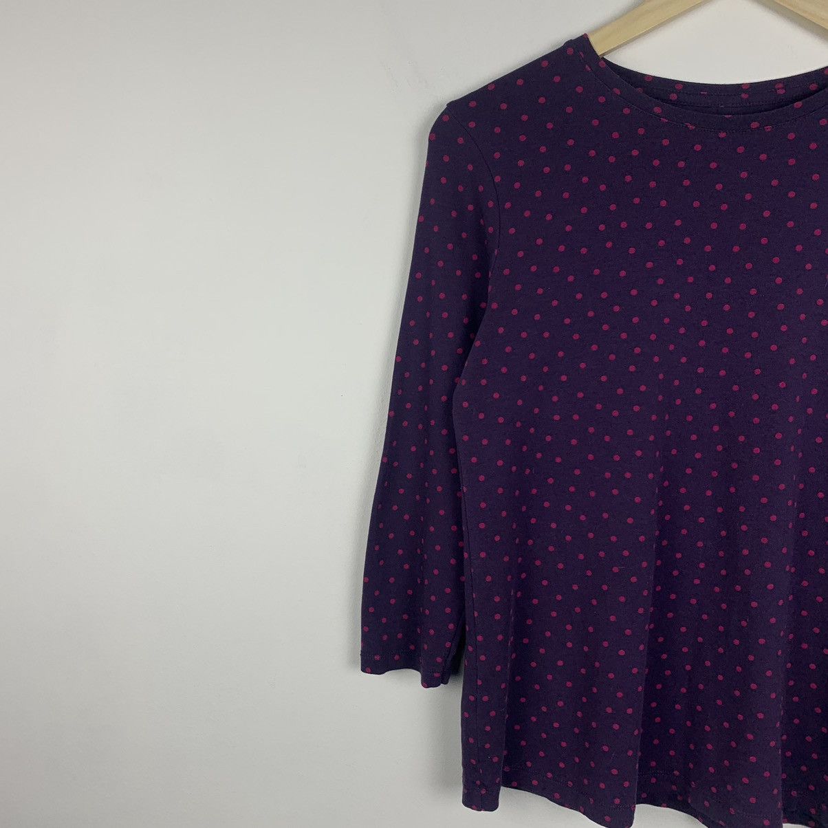 Gudrun Sjoden Gudrun Sjoden Polka Dot Long Sleeve T-Shirt Size S Purple Size S / US 4 / IT 40 - 5 Thumbnail