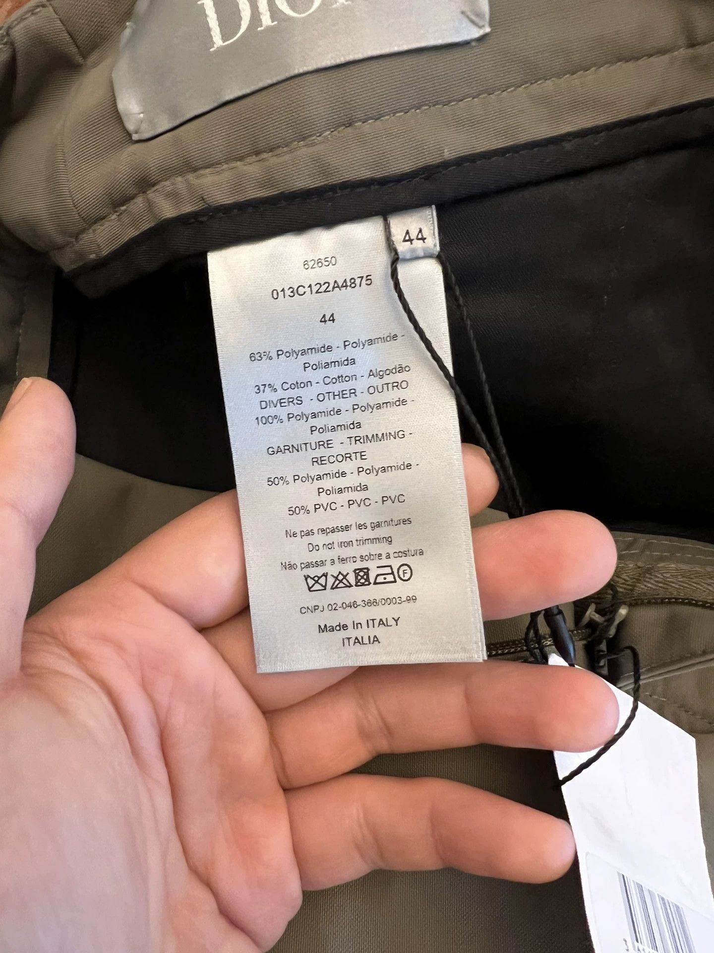 Dior Dior Cargo Pants NWT Size 44 1 Size Up Adj Authentic Size US 28 / EU 44 - 7 Thumbnail