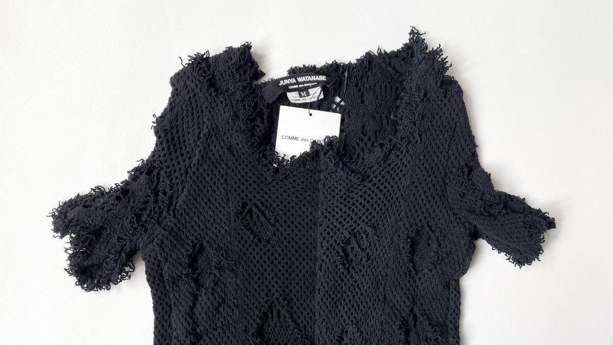 Comme des Garcons A/W 06 Double Layer Distressed Mesh Top Size M / US 6-8 / IT 42-44 - 4 Thumbnail