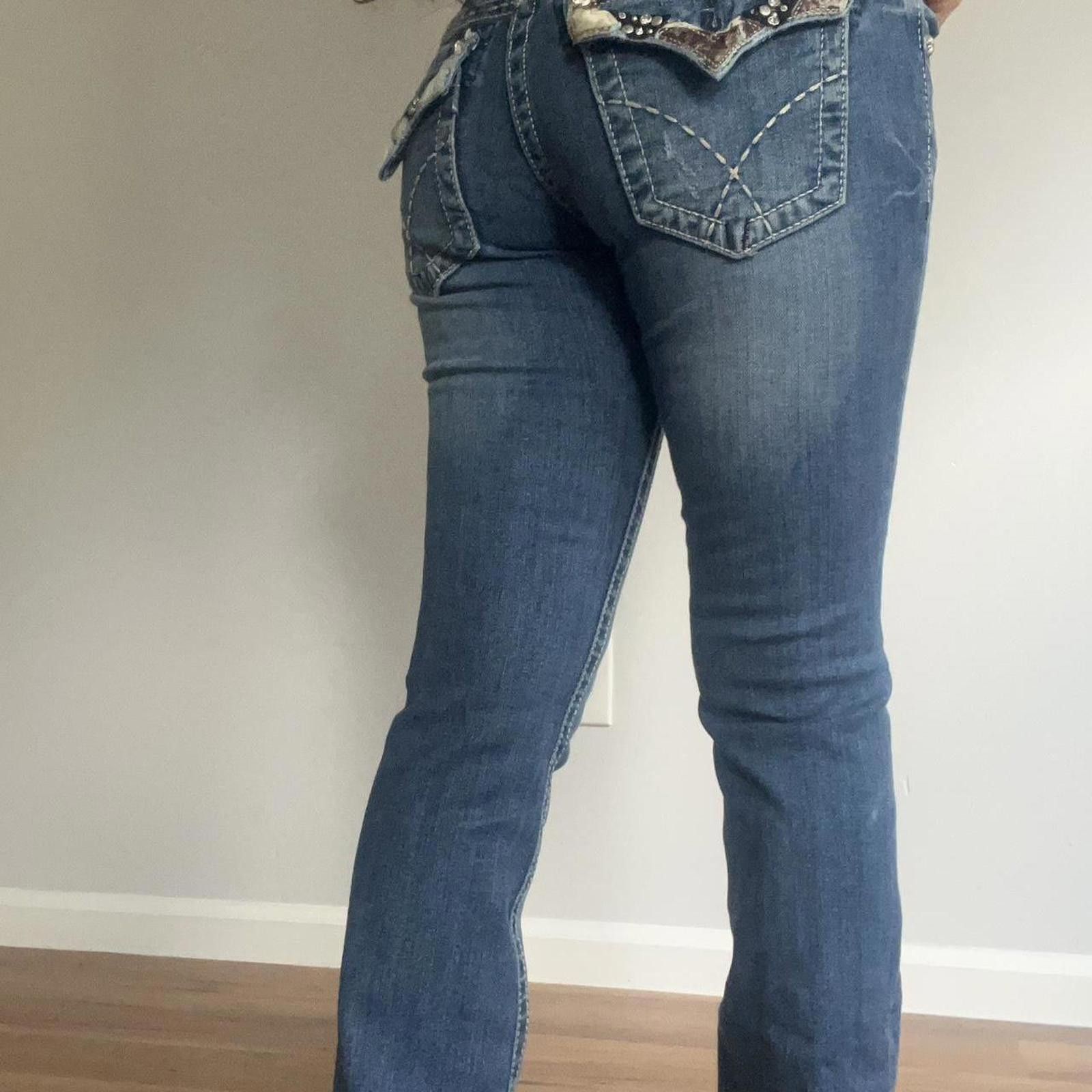 Other Low rise flare jeans with a distressed faded look#flarejeans Size 42" / US 20 - 5 Thumbnail