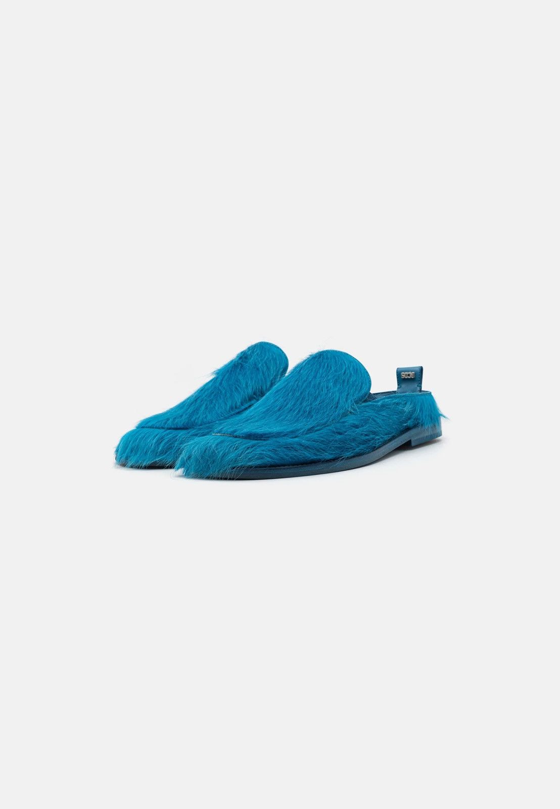 GCDS × Marni !DS! SS23 GCDS Fussbet Calf Hair Blue Cavallino Mules Clogs Size US 10 / EU 43 - 20 Thumbnail