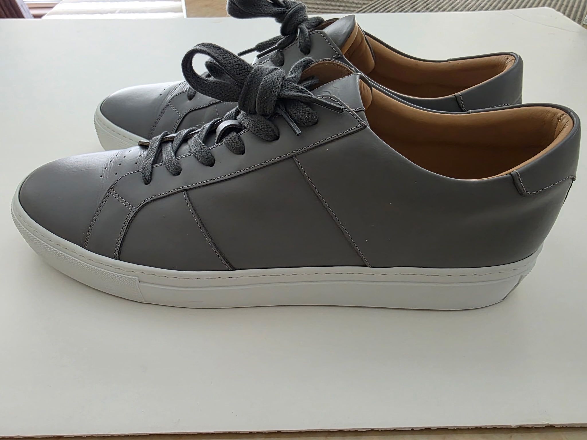 Greats Greats Royale - Ash Grey Leather - Size 14 Size US 14 / EU 47 - 1 Thumbnail