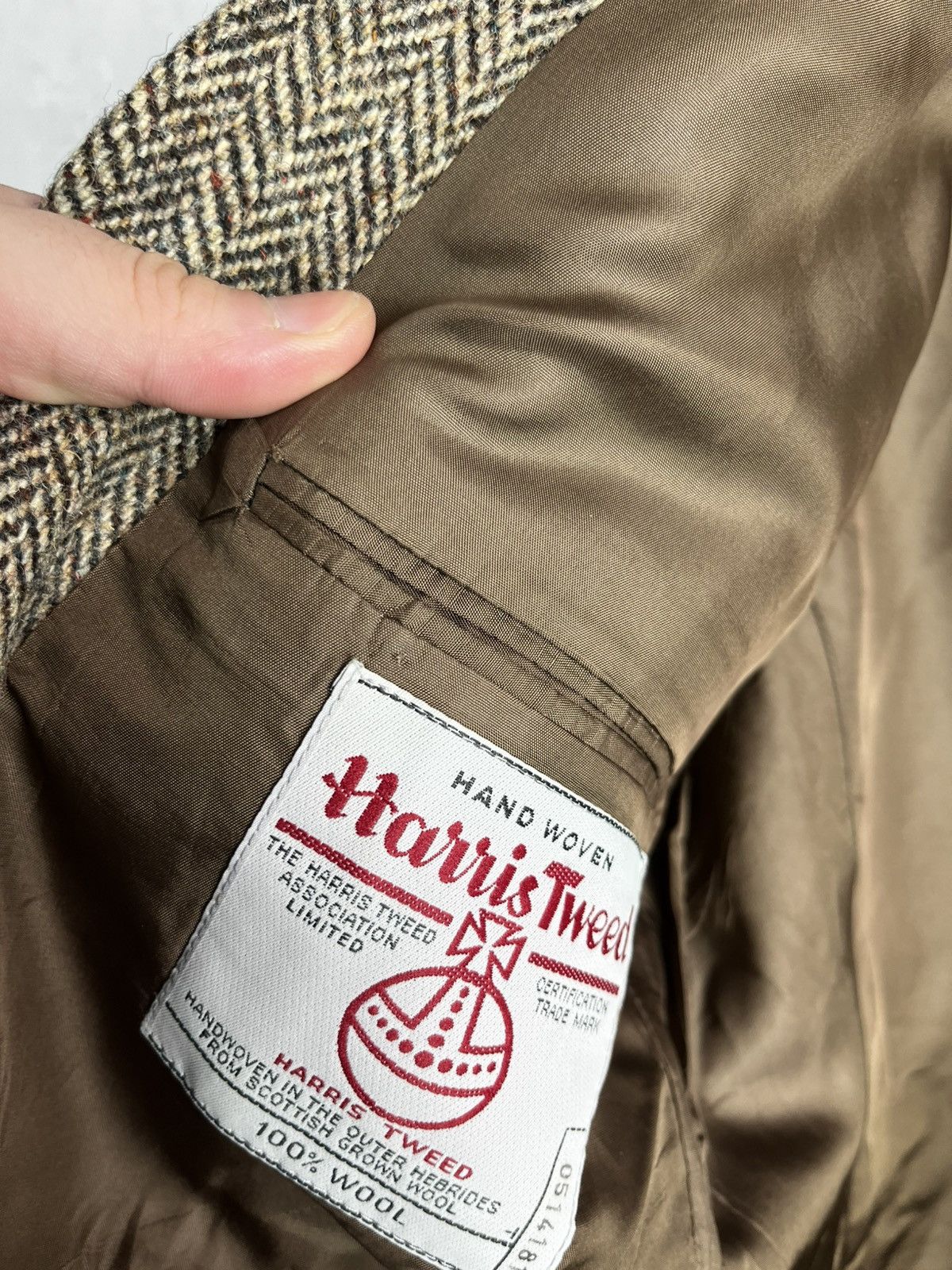 Harris Tweed Harris Tweed blazer jacket vintage Size 40R - 16 Thumbnail