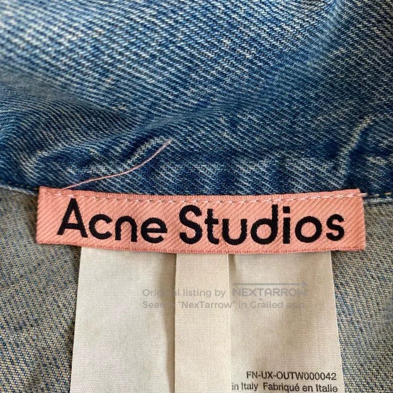 Acne Studios Acne Studios Blue denim jacket Size US S / EU 44-46 / 1 - 5 Thumbnail
