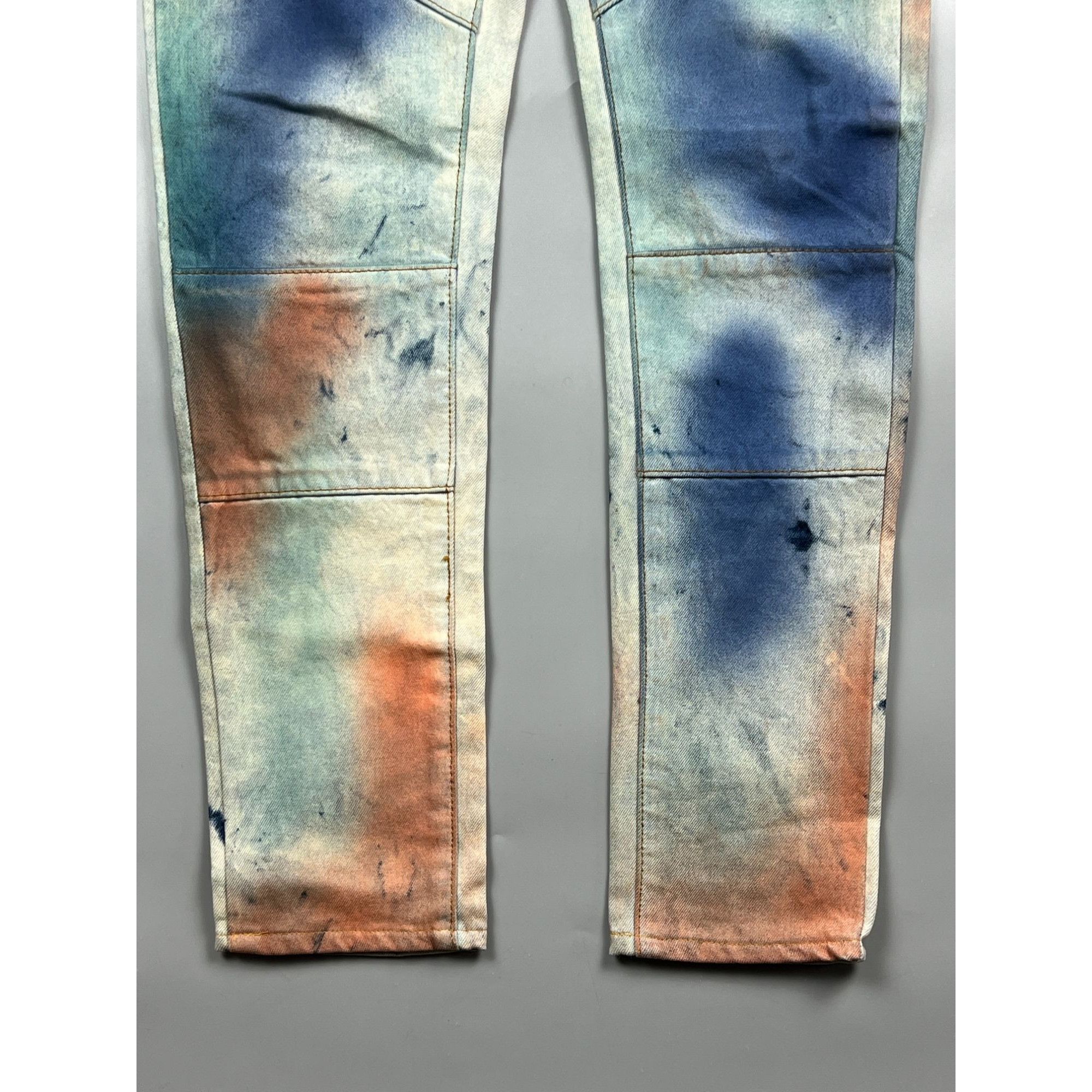 Other Dope Multicolour Skinny Denim Jeans Pants (Y0968) Size US 32 / EU 48 - 2 Thumbnail