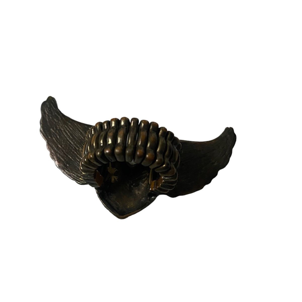 Steam Punk Heart Wing Junk Heaven Style Ring