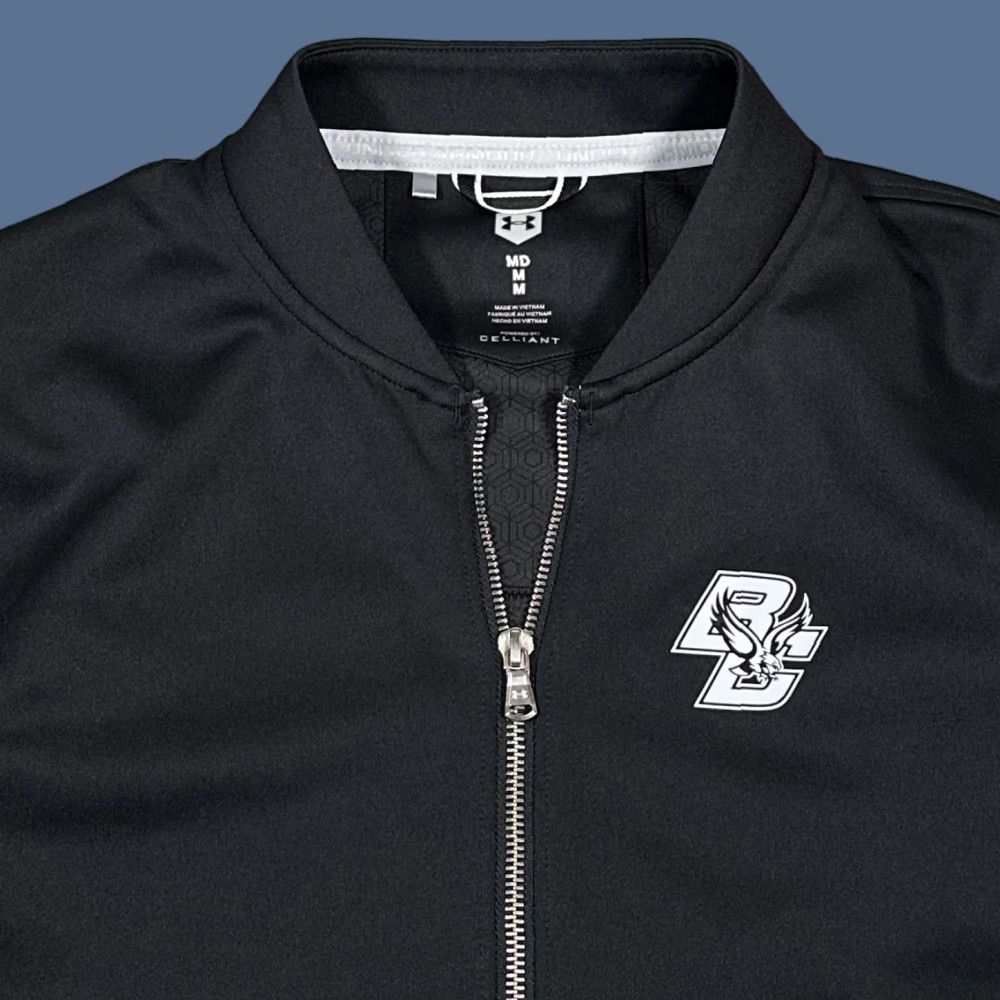 Under Armour Under Armour UA Rush Jacket Mens Medium Black Boston College Eagles Running Size US M / EU 48-50 / 2 - 1 Thumbnail