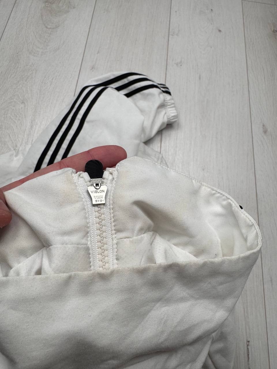 Adidas × Vintage Stoke City Jacket With Zipped White Adidas Mens Size L Size US L / EU 52-54 / 3 - 15 Thumbnail